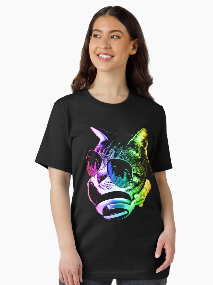 Rainbow Music Cat Essential T-Shirt