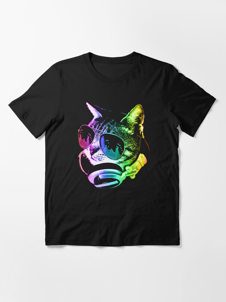 Rainbow Music Cat Essential T-Shirt