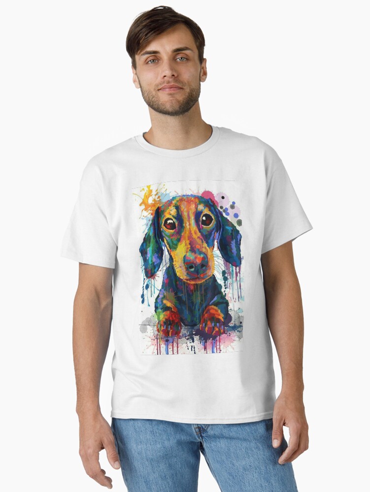 Dachshund Dog Art Classic T-Shirt