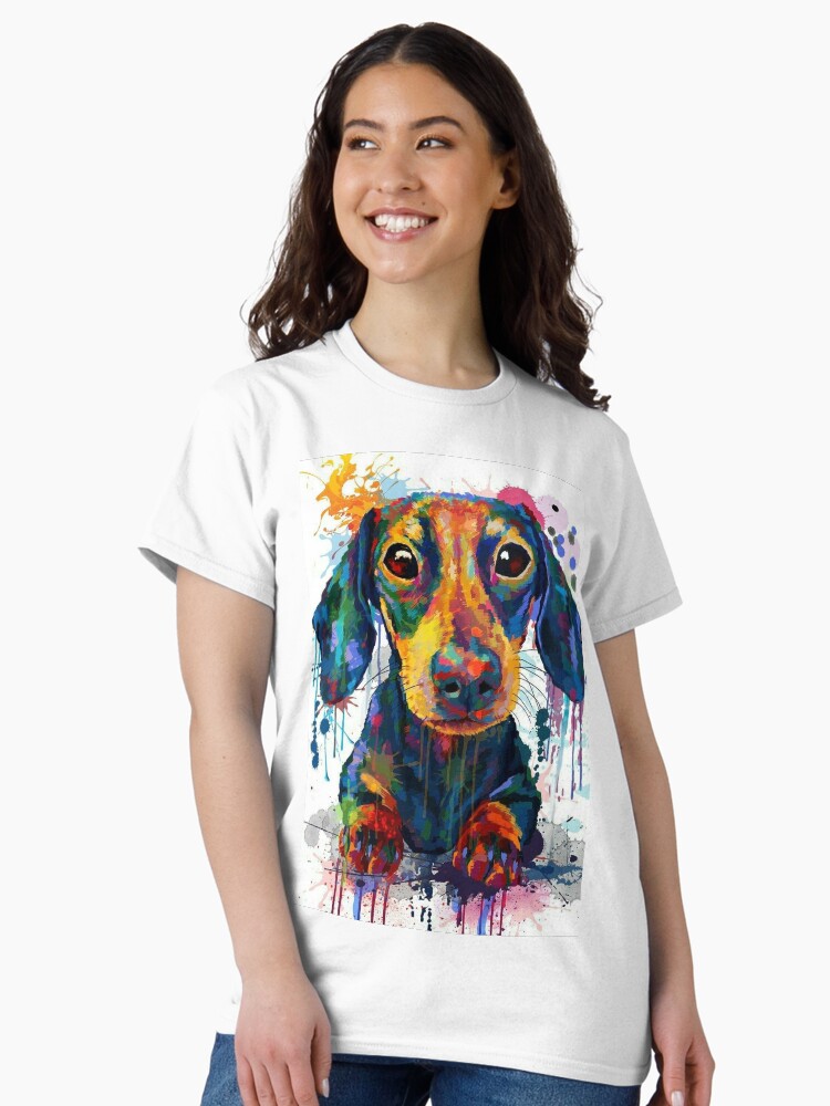Dachshund Dog Art Classic T-Shirt