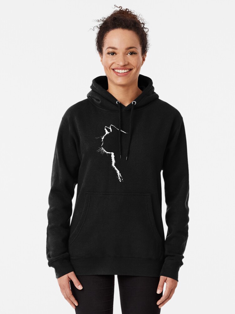 Cat silhouette Pullover Hoodie
