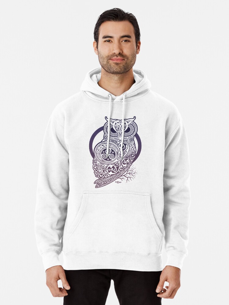 CELTIC OWL Pullover Hoodie