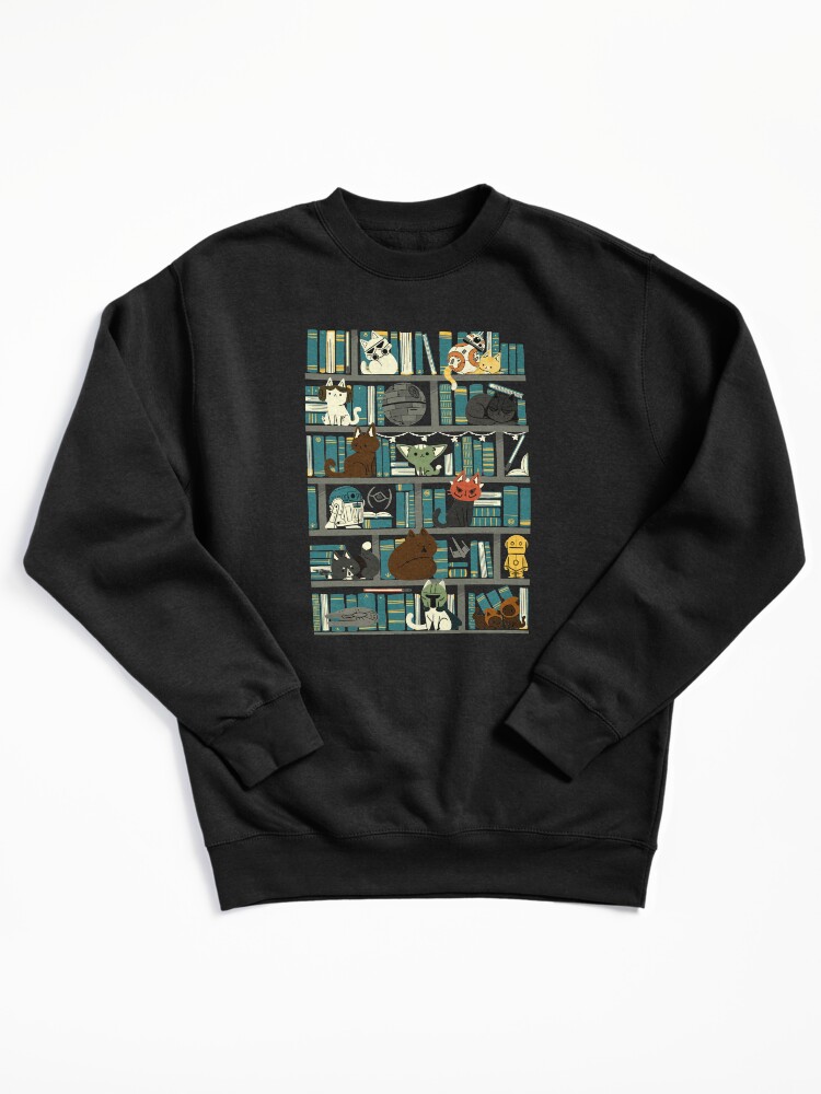 Library Kitten Wars Pullover Sweatshirt
