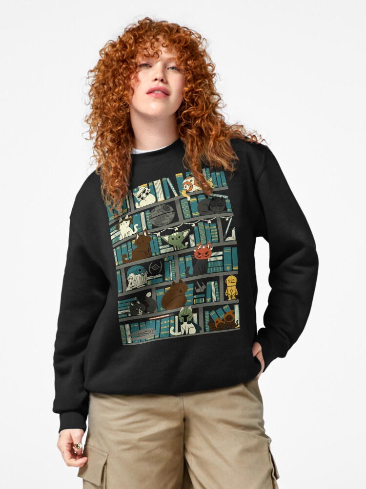 Library Kitten Wars Pullover Sweatshirt