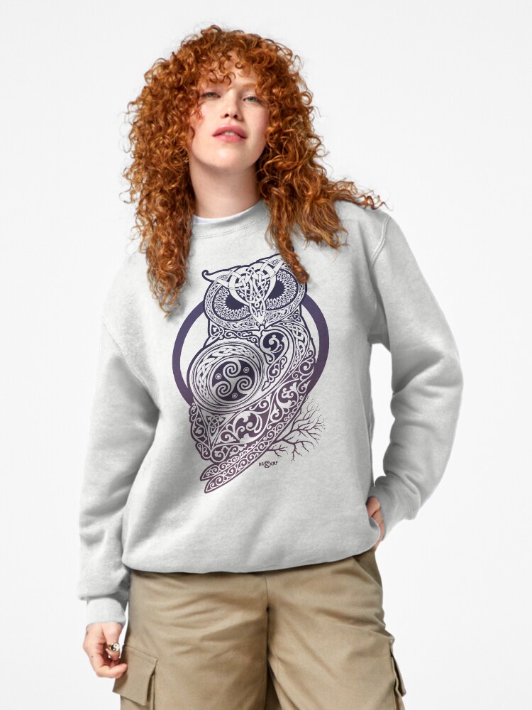CELTIC OWL Pullover Sweatshirt