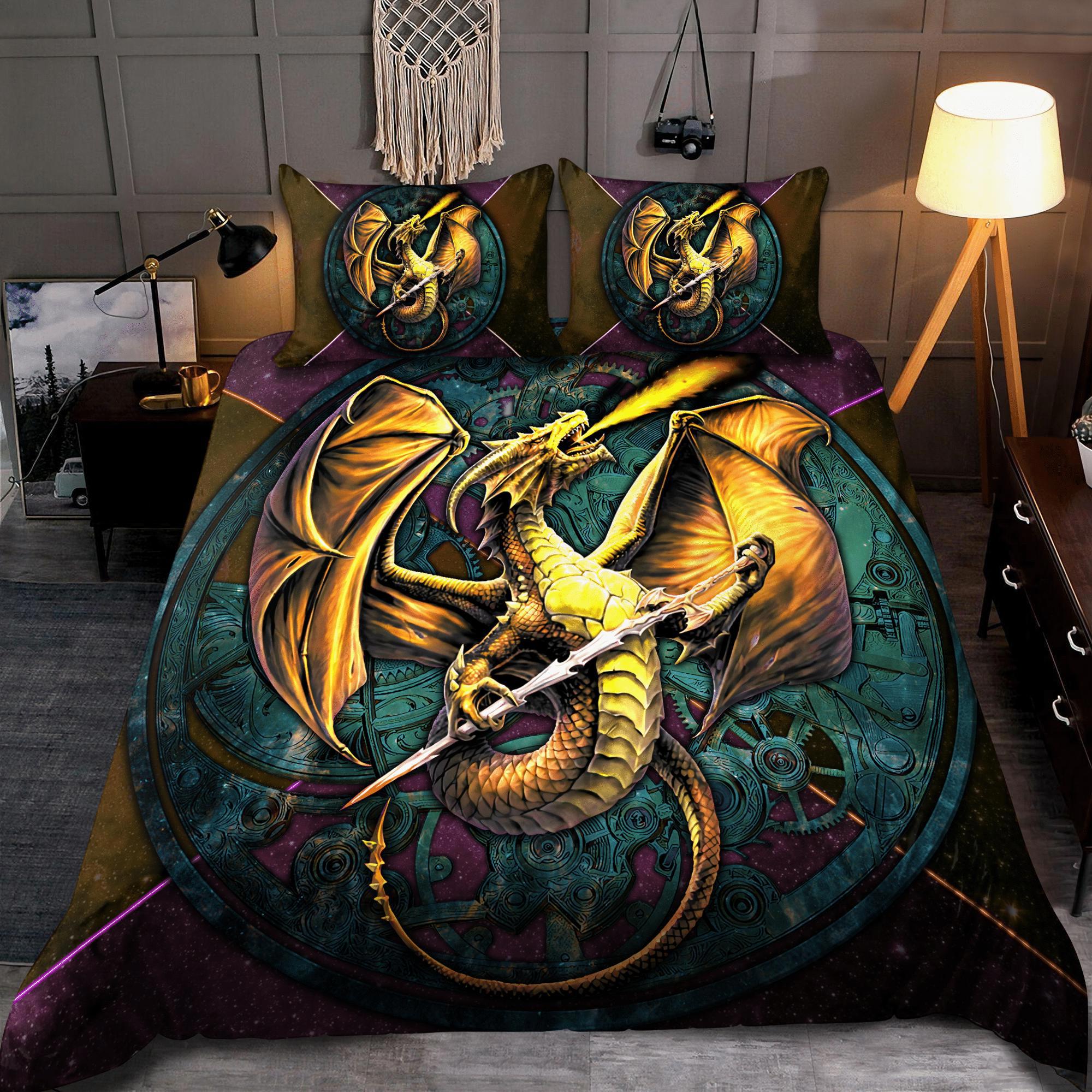 Dragon quilt set