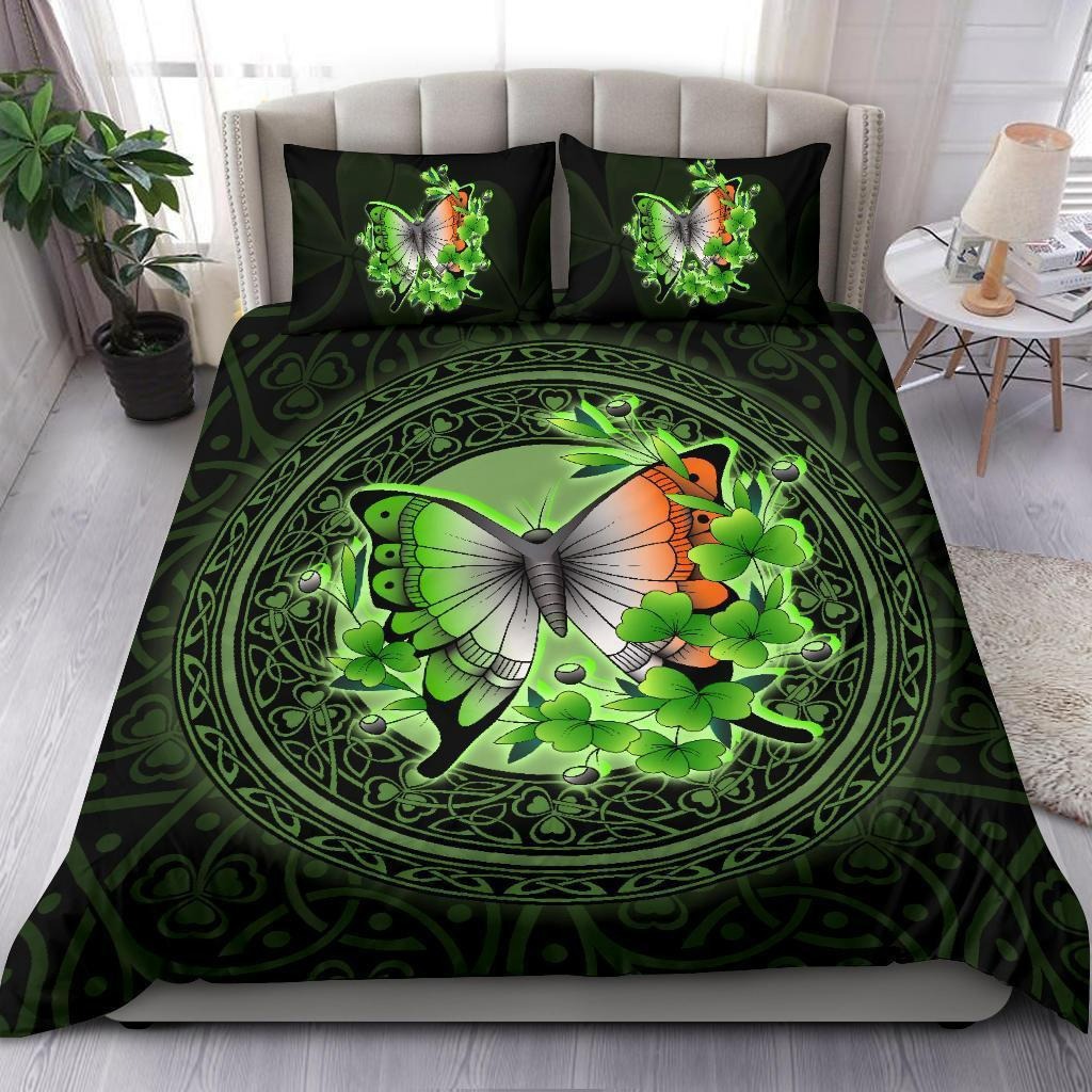 Irish bedding set butterfly and shamrock