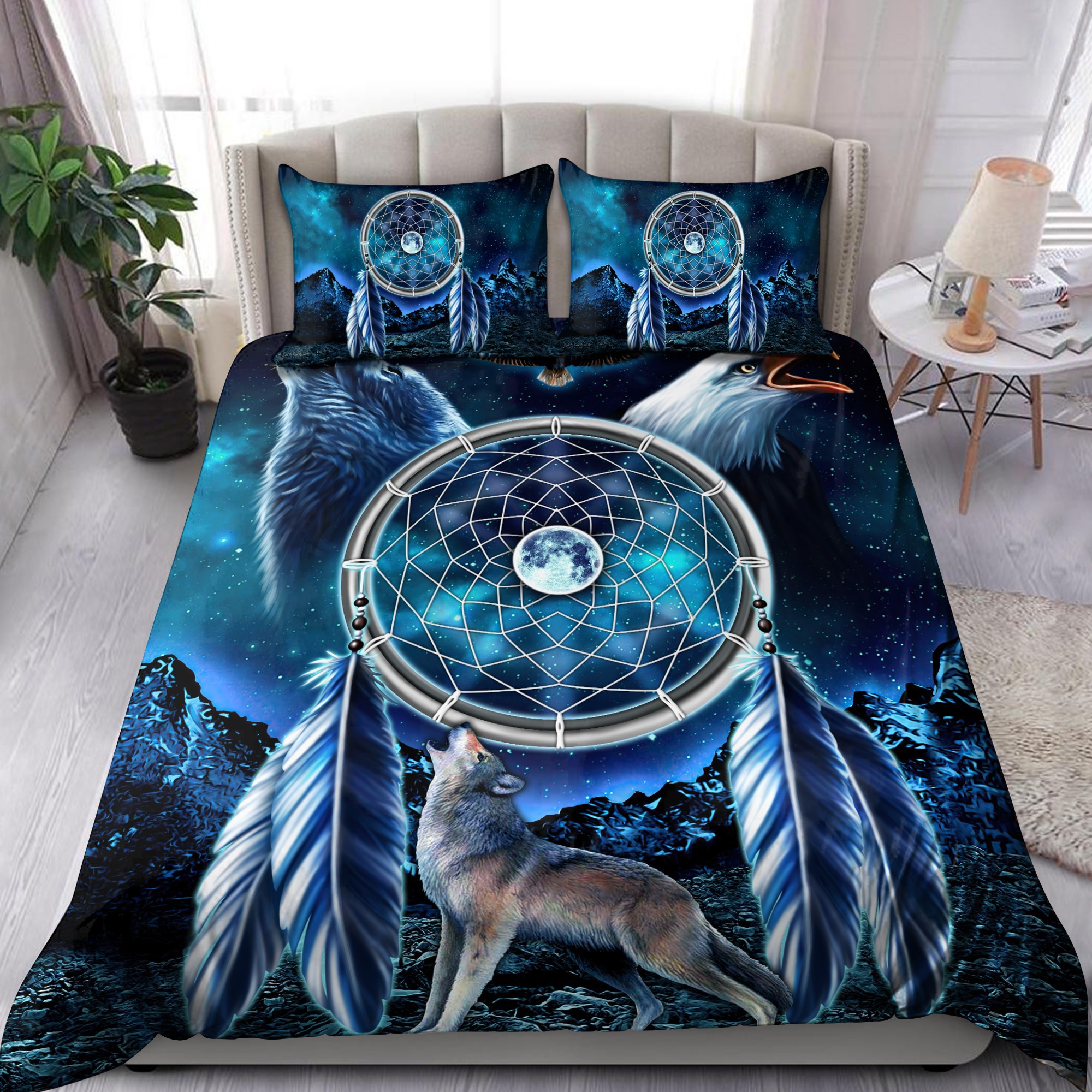 Native american dreamcatcher bedding set
