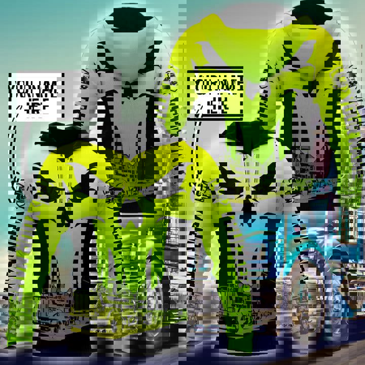 Personalized trucker hoodie