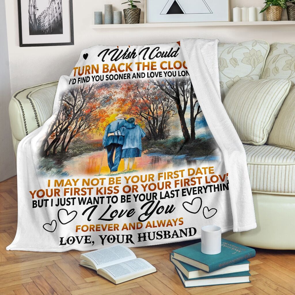 To my wife blanket i want to be your last