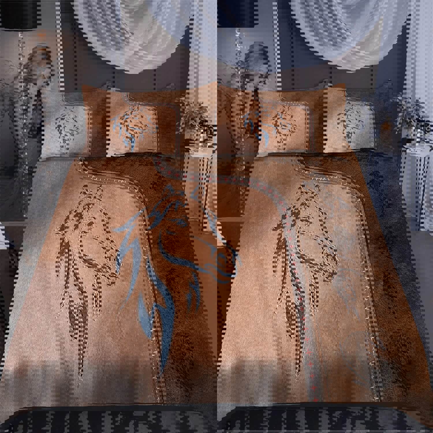 Horse bedding set love horses