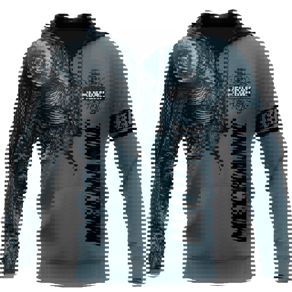 Mechanic 3d hoodie for men im here because you broke something