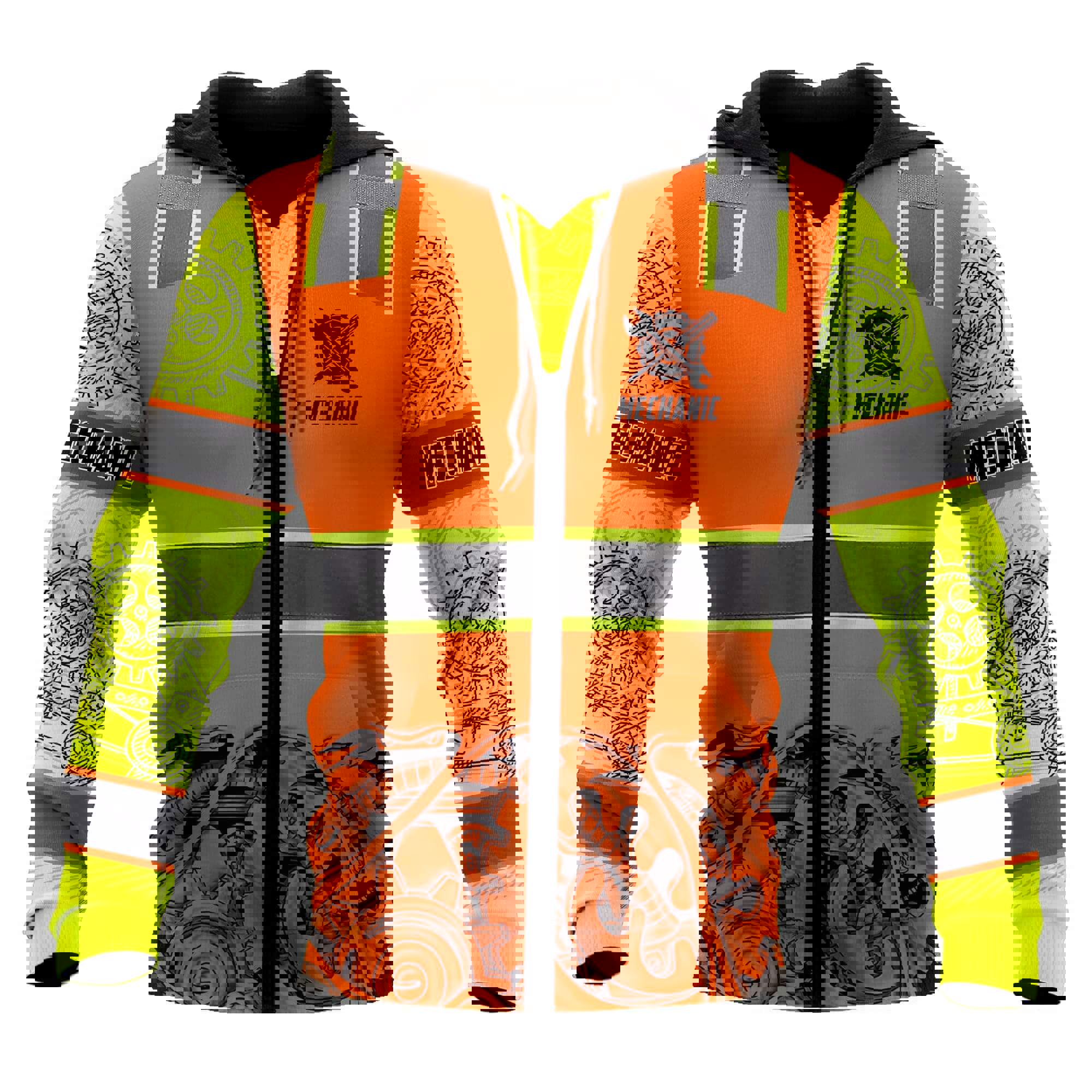 Mechanic 3d hoodie gift for men and women