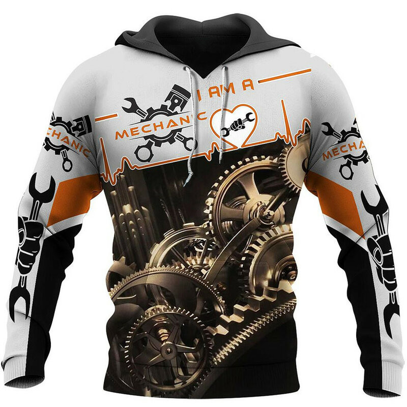 Mechanic 3d hoodie i am a mechanic