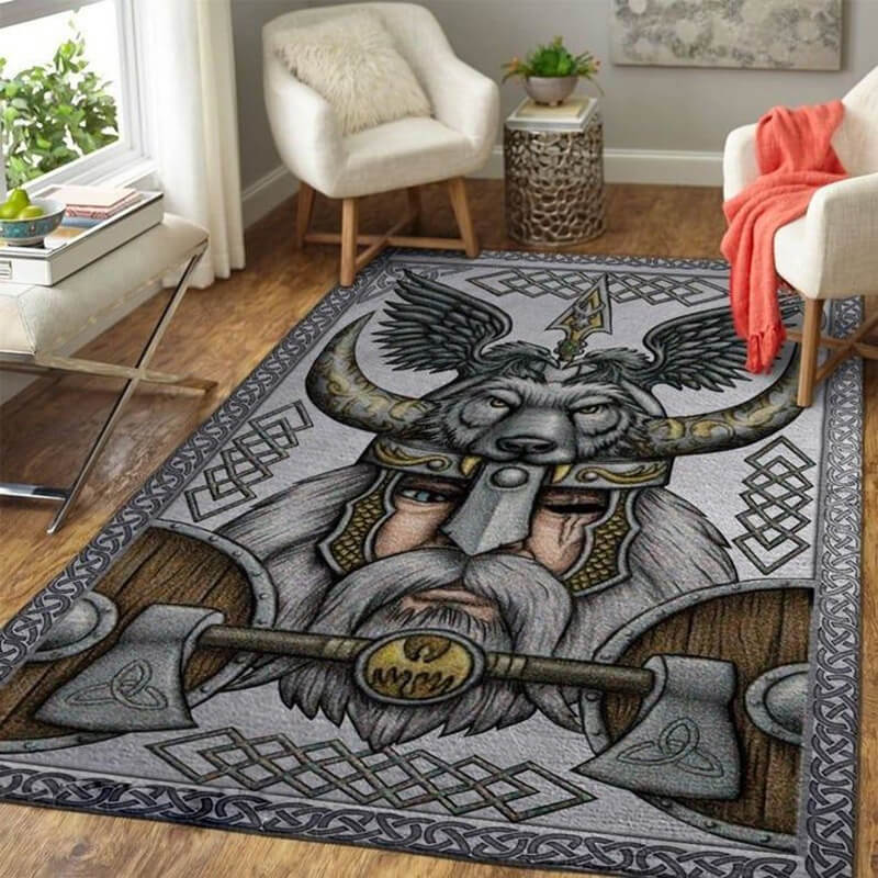 Odin viking rug