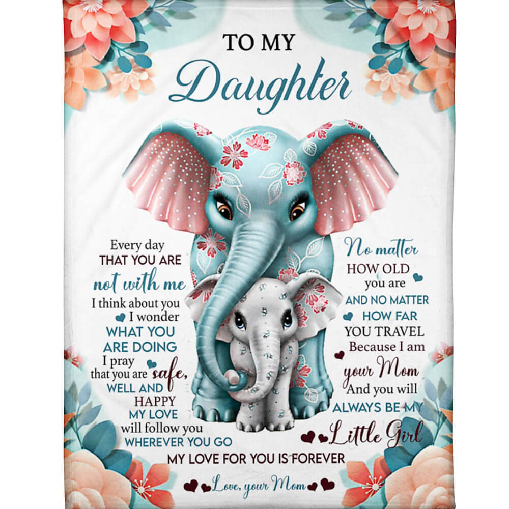 To my daughter blanket from mom my love for you is forever