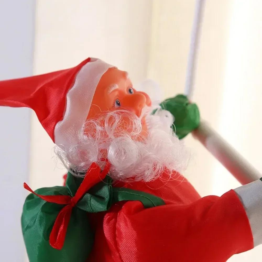 2024 Santa Claus Doll Climbing Ladder Doll, Christmas Tree Hanging Decoration, Indoor and Outdoor Hanging Pendan, New Year Gifts