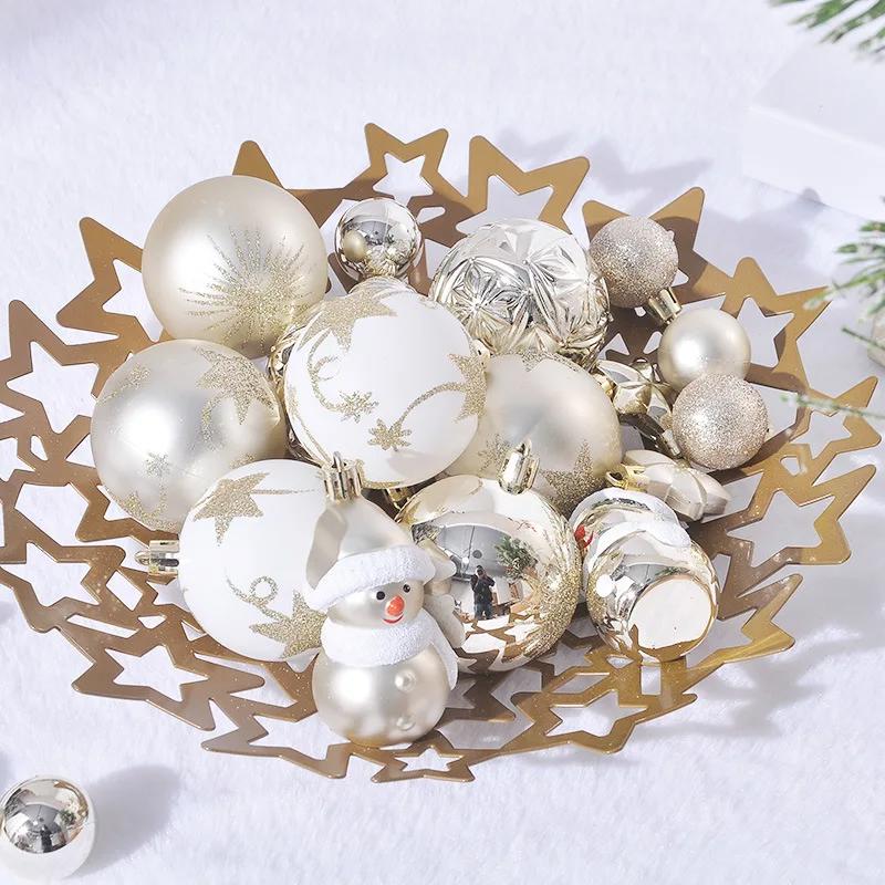 70 Pcs Christmas Ornaments Christmas Ball Set Xmas Tree Hanging Pendants Navidad Noel Decoration Home New Year Gifts 2023