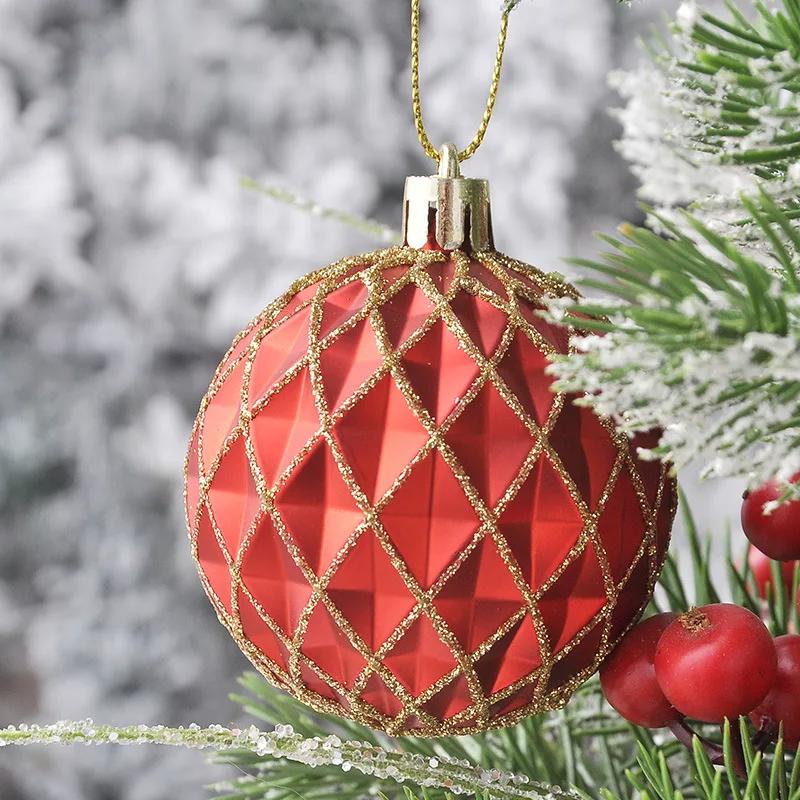 70 Pcs Christmas Ornaments Christmas Ball Set Xmas Tree Hanging Pendants Navidad Noel Decoration Home New Year Gifts 2023