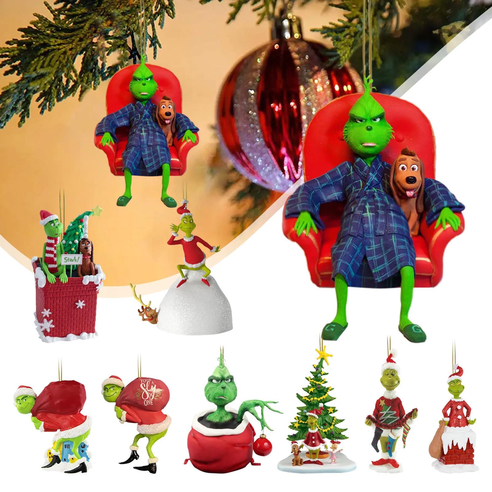 Stole Christmas Acrylic Pendant Christmas Tree Decoration 1pc Christmas Decoration  Christmas With Present Christmas Ornament
