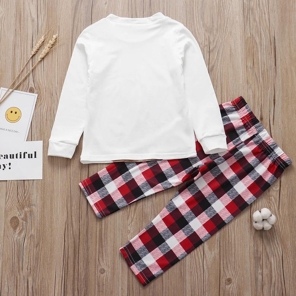 Xmas Family Matching Pajamas Set Cute Deer Adult Kid Baby Family Matching Outfits 2022 Christmas Family Pj's Dog Clothes Scarf