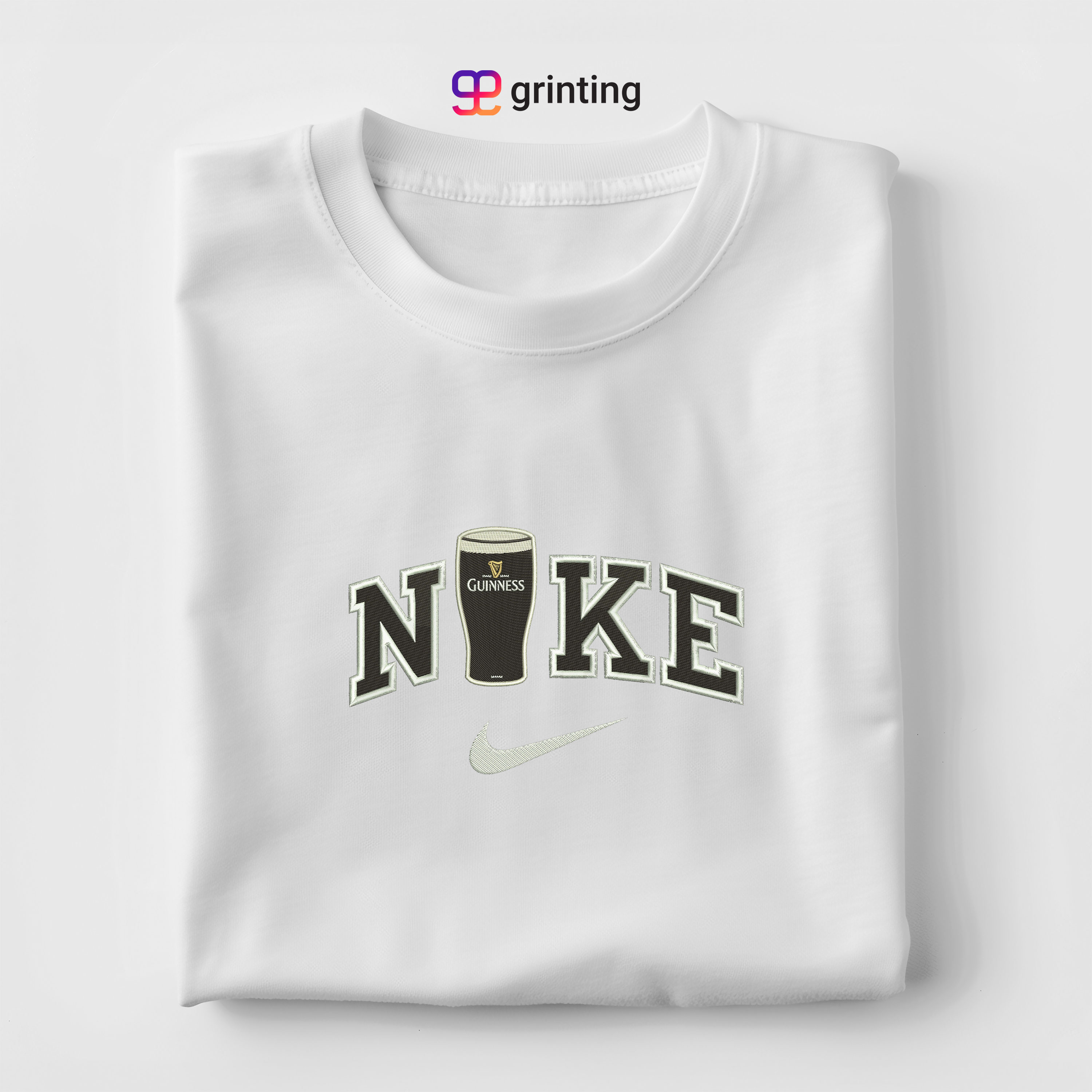 Nike Guinness Embroidered Sweatshirt & Shirt – Premium Comfort and Style