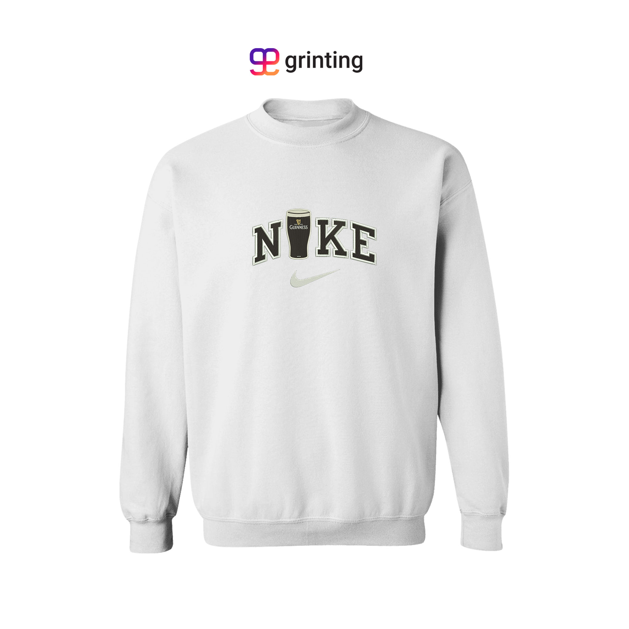 Nike Guinness Embroidered Sweatshirt & Shirt – Premium Comfort and Style