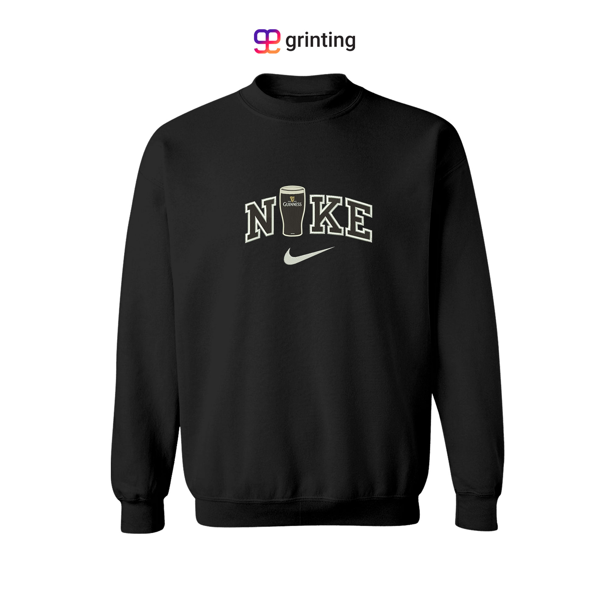 Nike Guinness Embroidered Sweatshirt & Shirt – Premium Comfort and Style