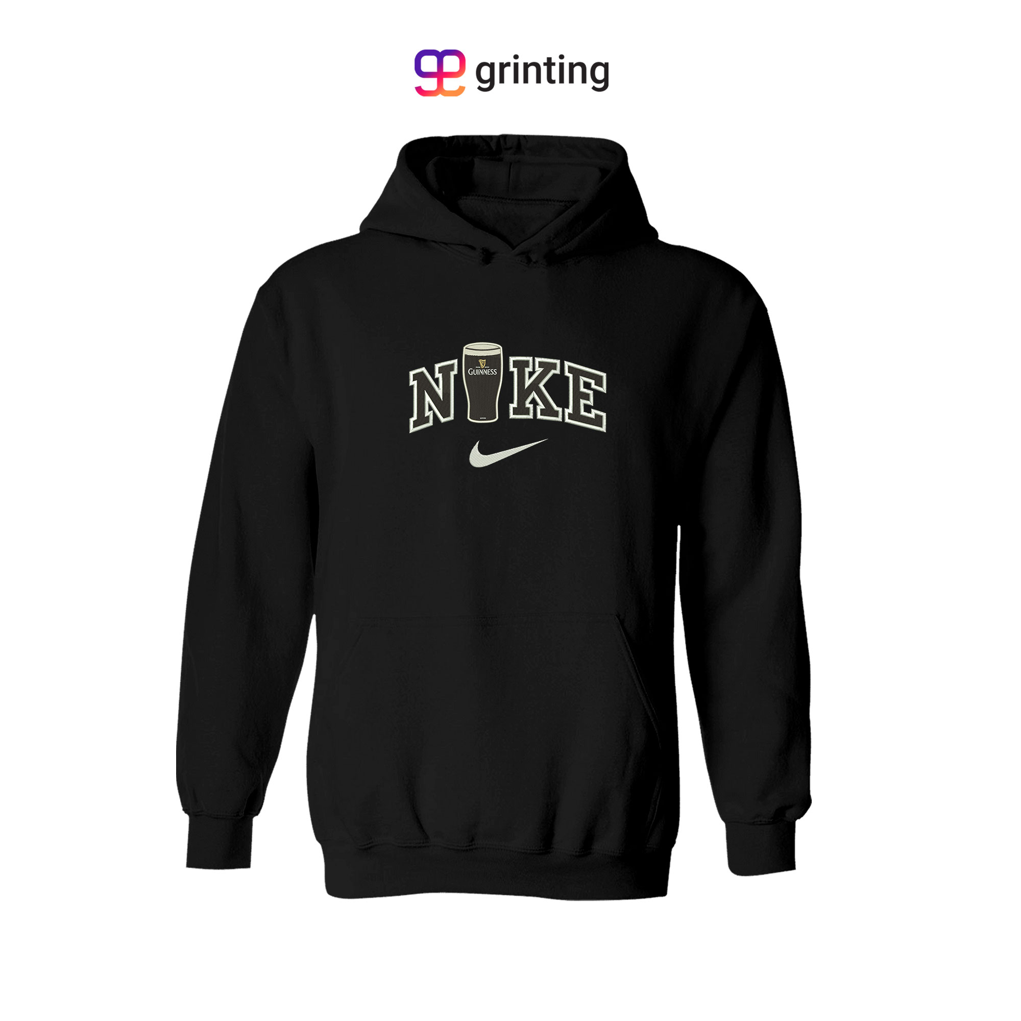 Nike Guinness Embroidered Sweatshirt & Shirt – Premium Comfort and Style