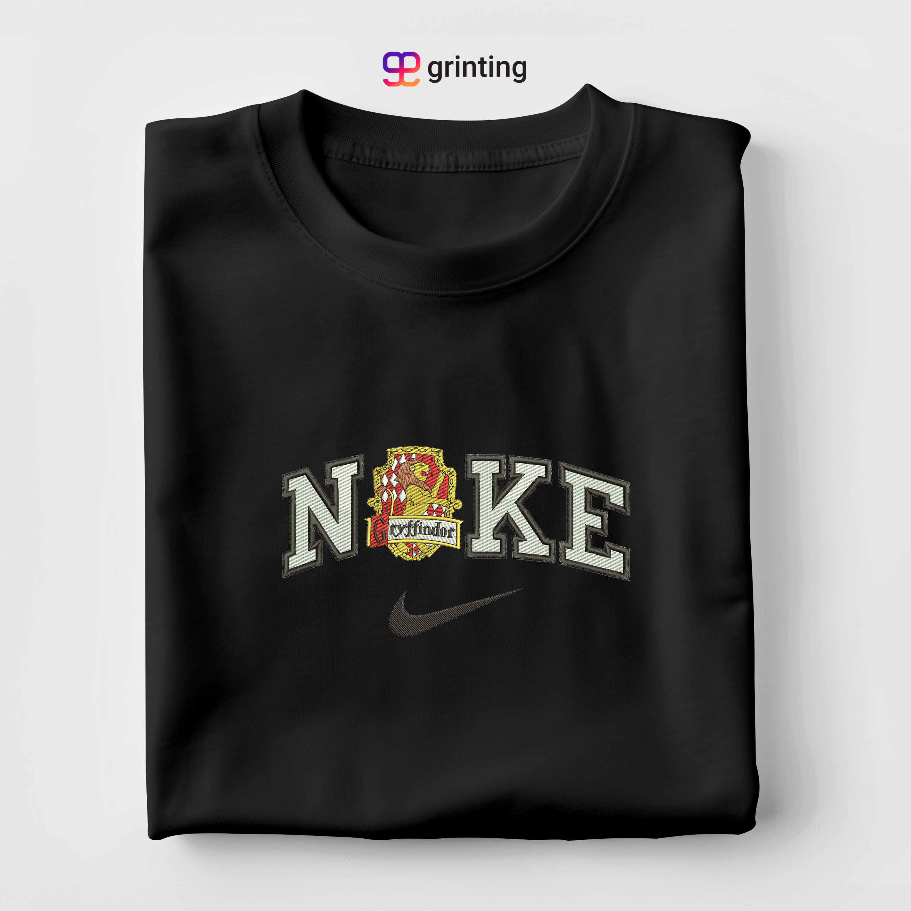 Nike Gryffindor Embroidered Sweatshirt & Shirt – Premium Comfort and Style