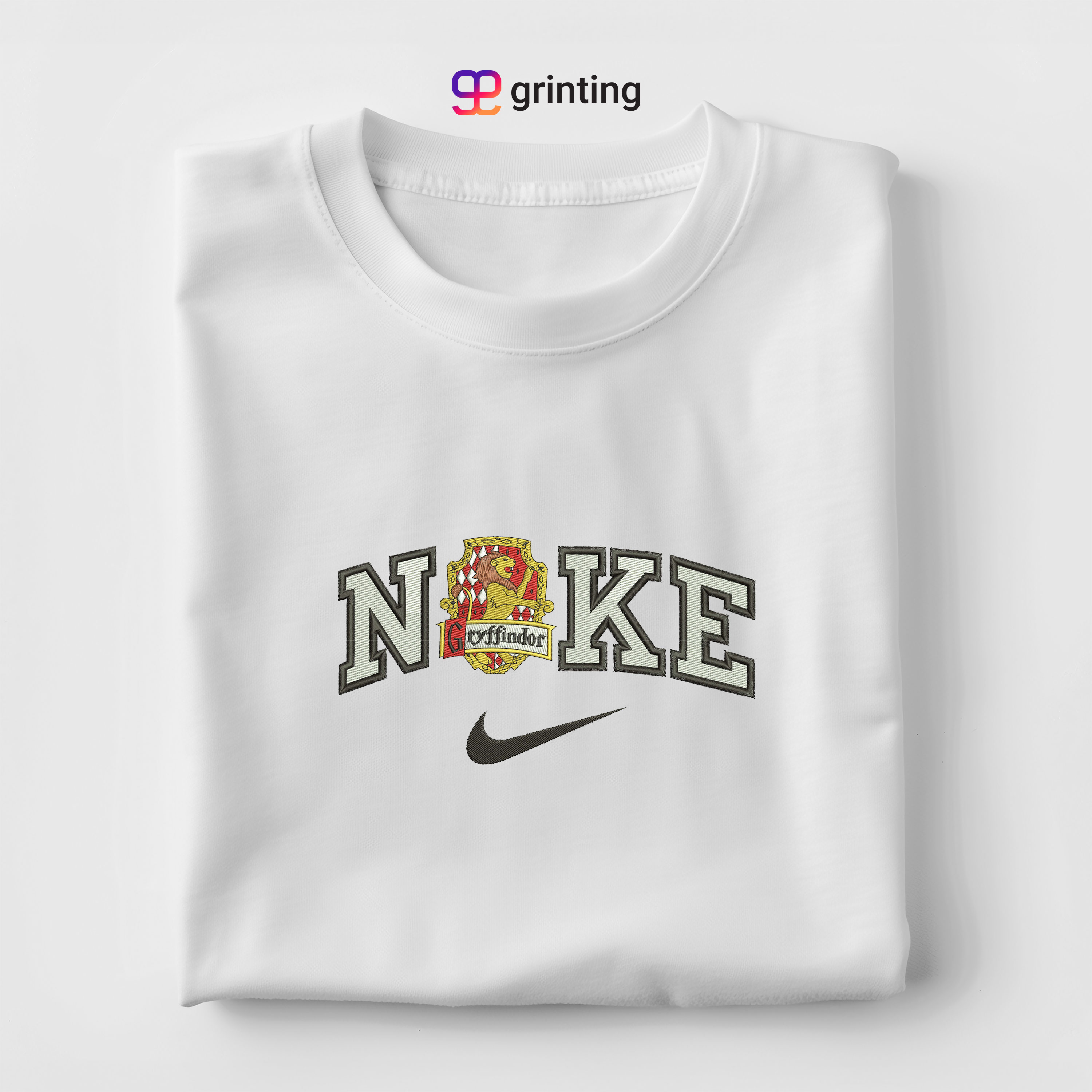 Nike Gryffindor Embroidered Sweatshirt & Shirt – Premium Comfort and Style