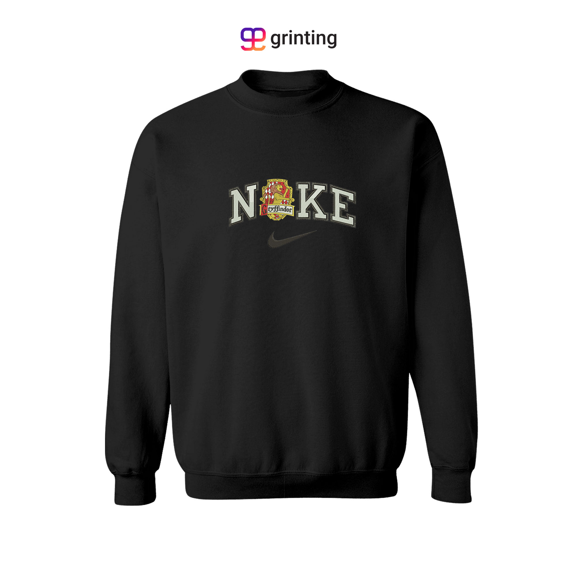 Nike Gryffindor Embroidered Sweatshirt & Shirt – Premium Comfort and Style