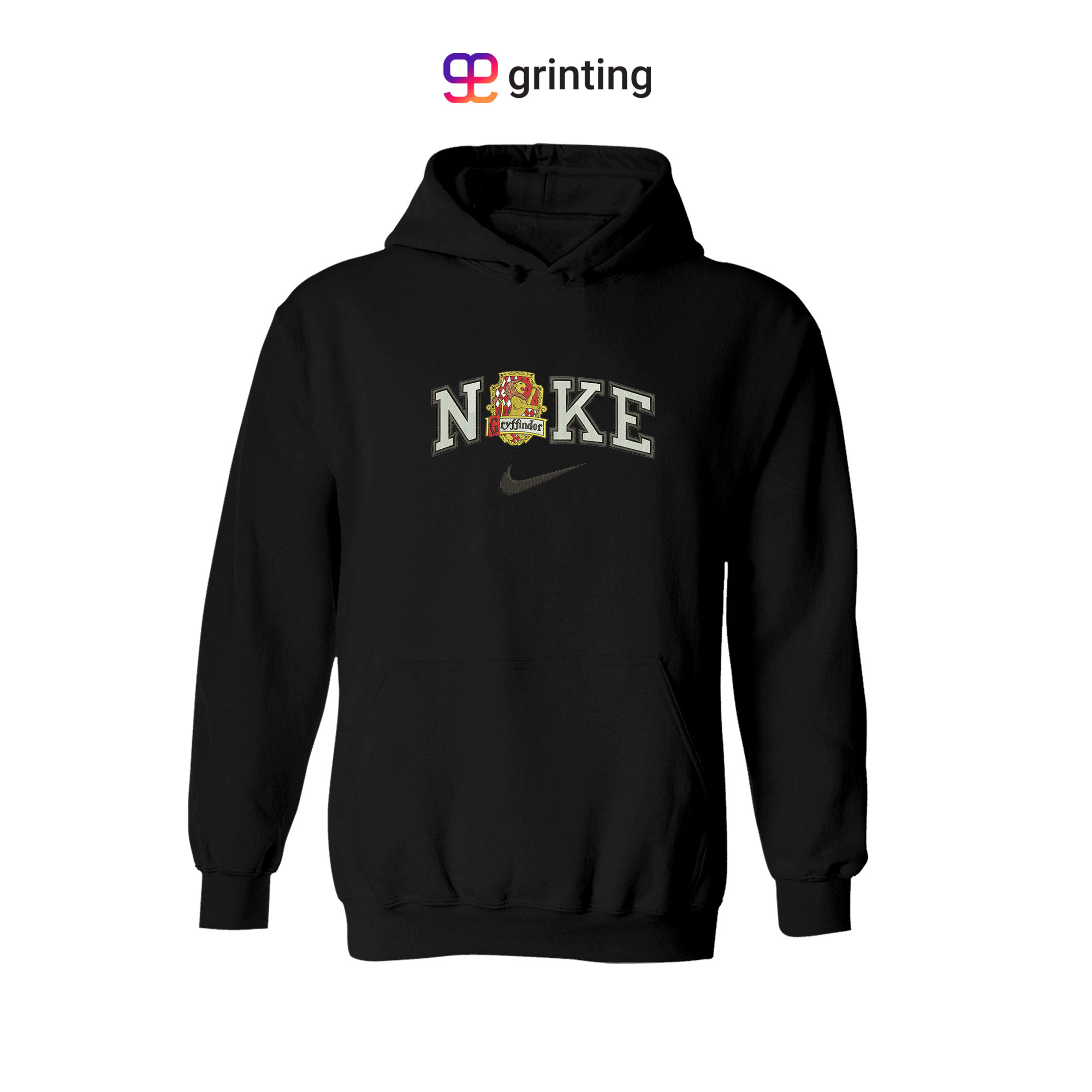 Nike Gryffindor Embroidered Sweatshirt & Shirt – Premium Comfort and Style