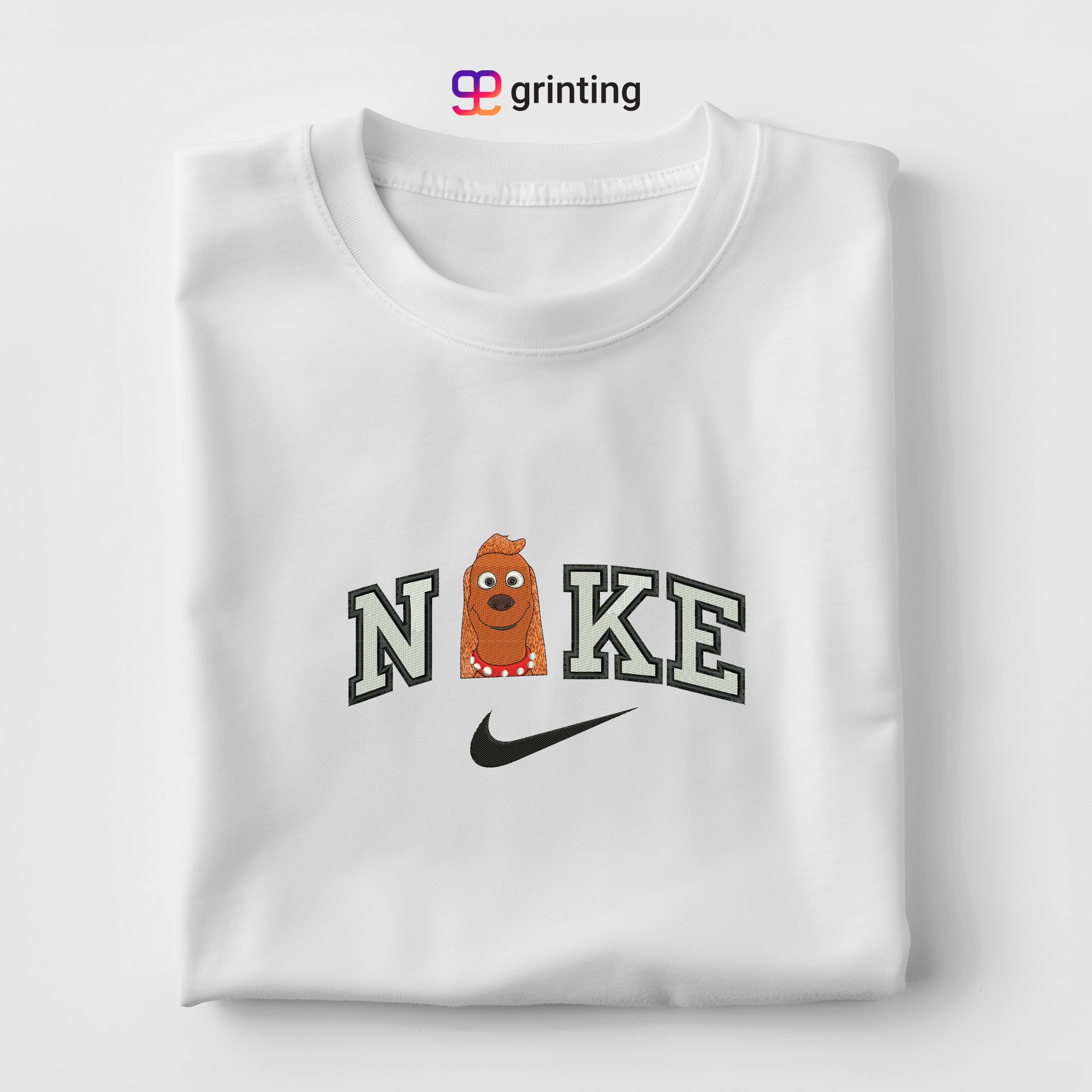 Nike Grinch Dog Pink Embroidered Sweatshirt & Shirt – Premium Comfort and Style