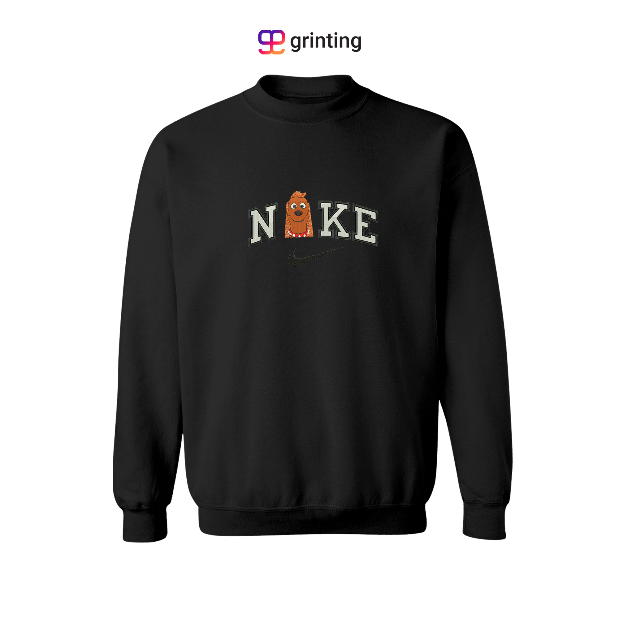 Nike Grinch Dog Pink Embroidered Sweatshirt & Shirt – Premium Comfort and Style