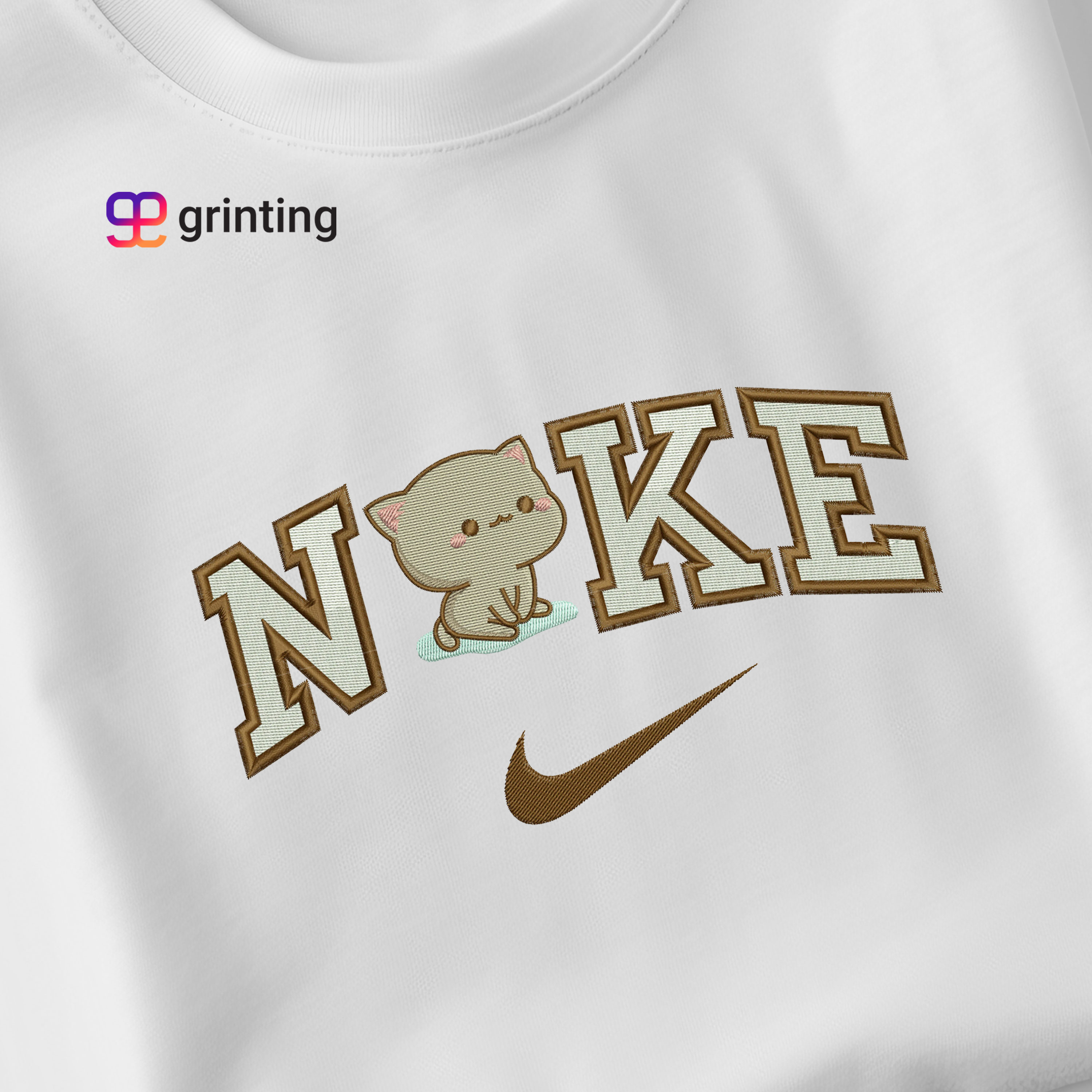 Nike Goma Embroidered Sweatshirt & Shirt – Premium Comfort and Style