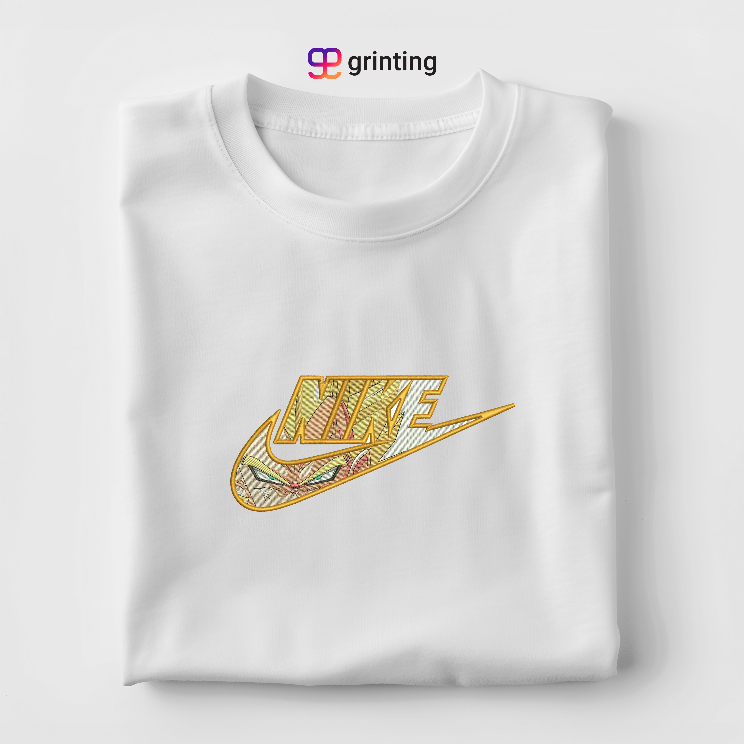 Nike Goku Face Embroidered Sweatshirt & Shirt – Premium Comfort and Style