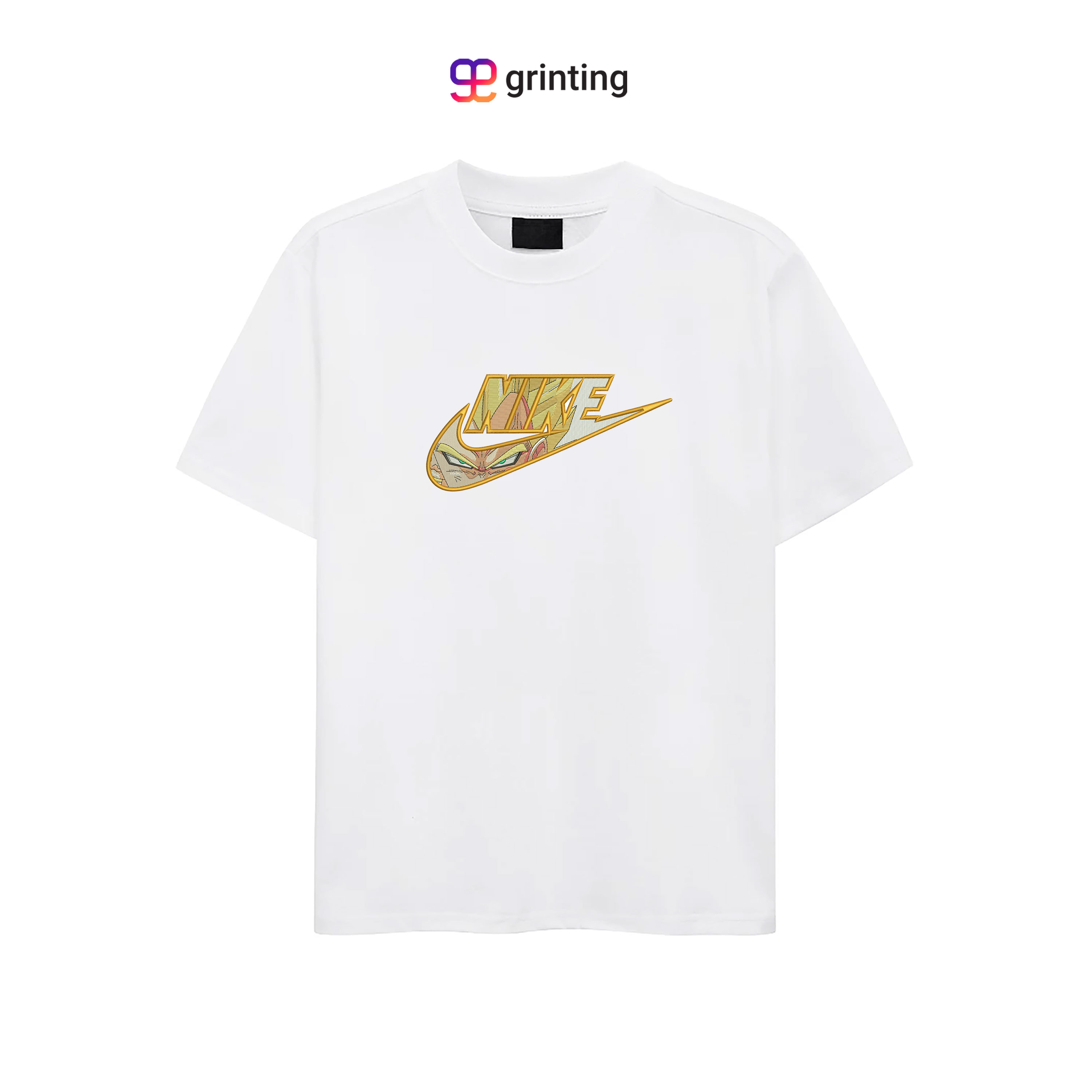 Nike Goku Face Embroidered Sweatshirt & Shirt – Premium Comfort and Style