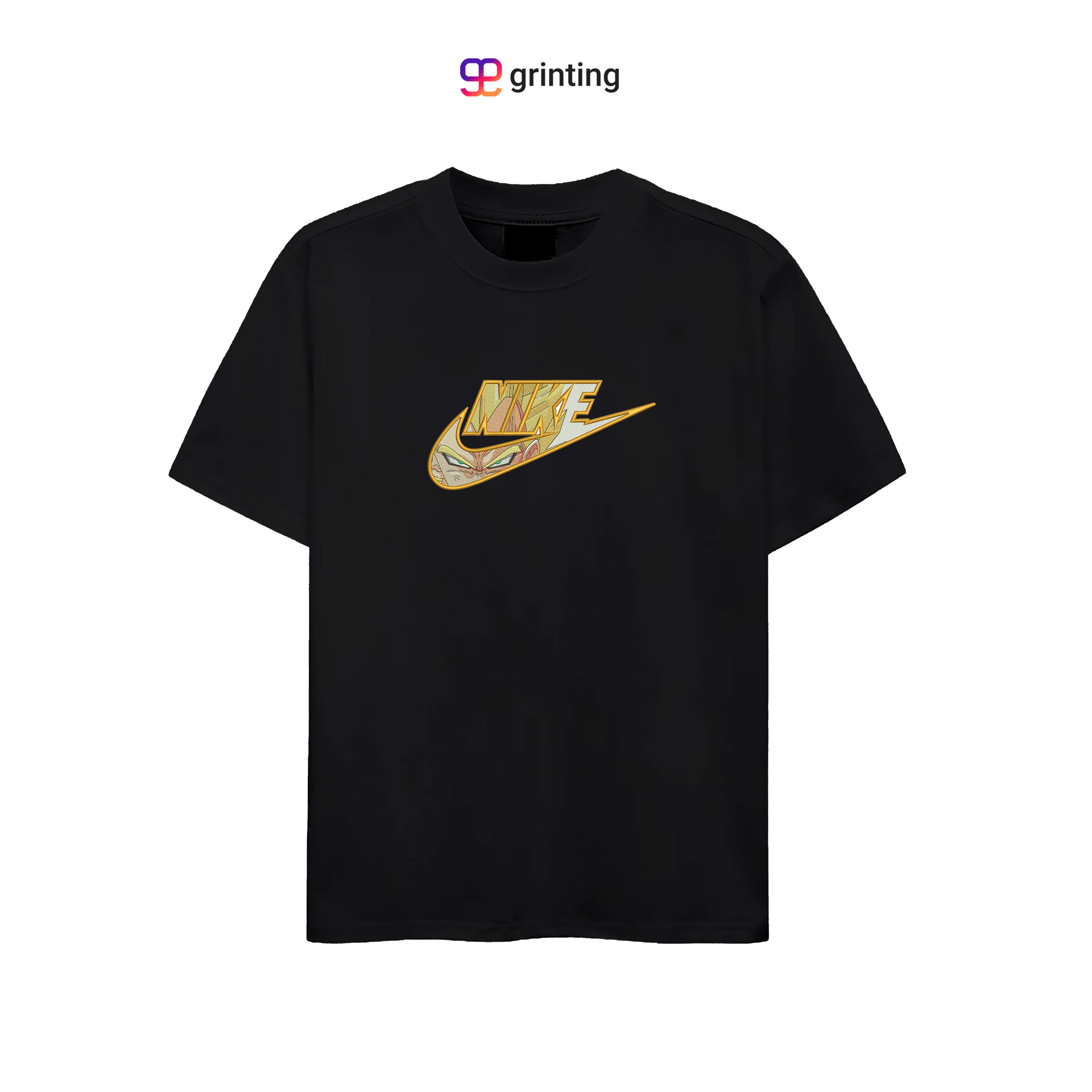 Nike Goku Face Embroidered Sweatshirt & Shirt – Premium Comfort and Style