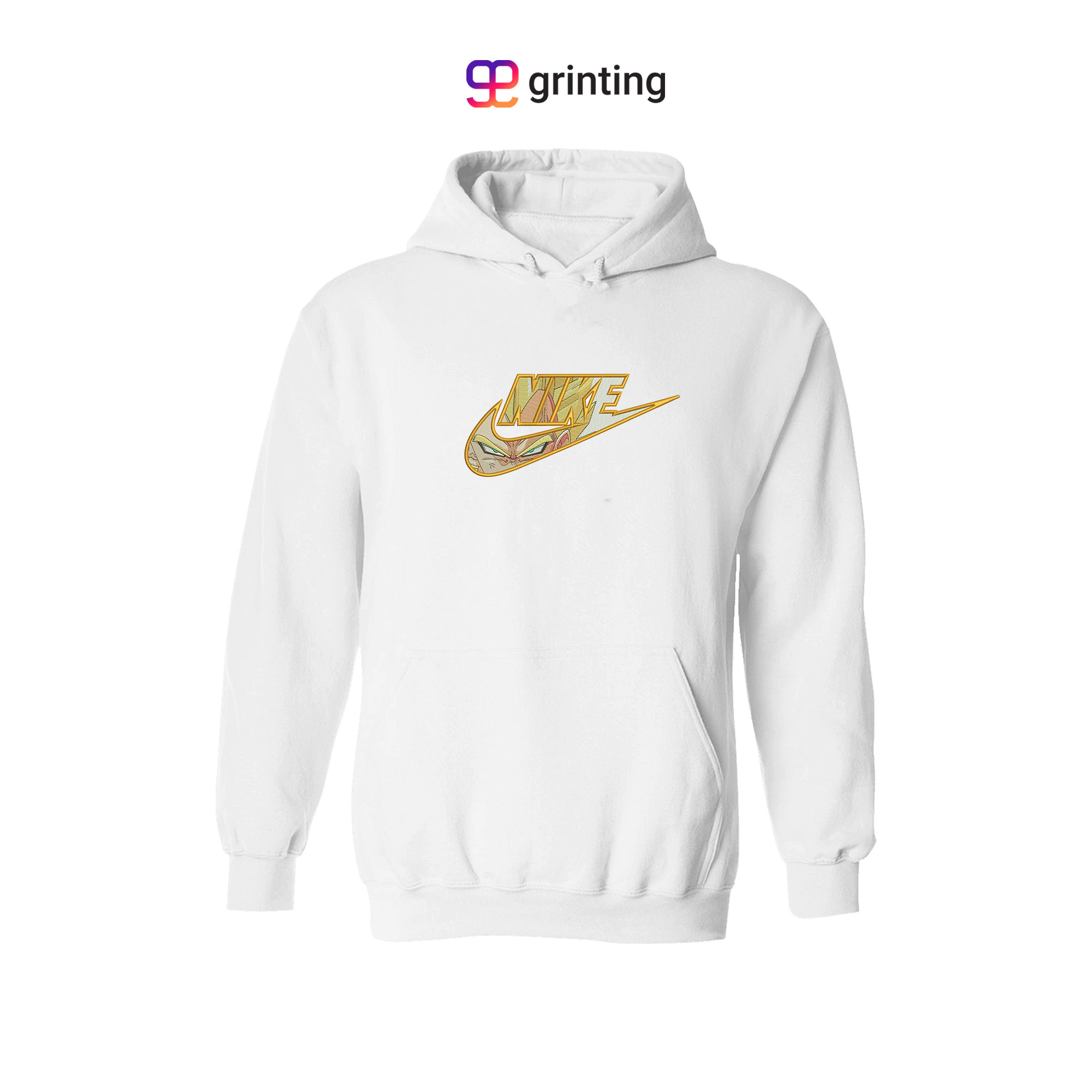 Nike Goku Face Embroidered Sweatshirt & Shirt – Premium Comfort and Style