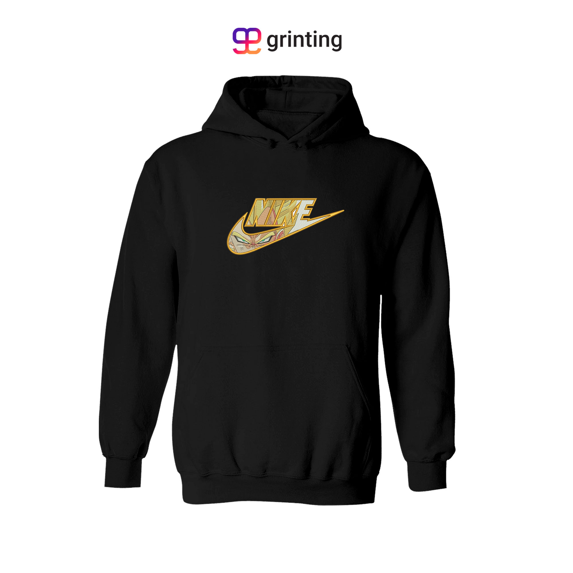 Nike Goku Face Embroidered Sweatshirt & Shirt – Premium Comfort and Style