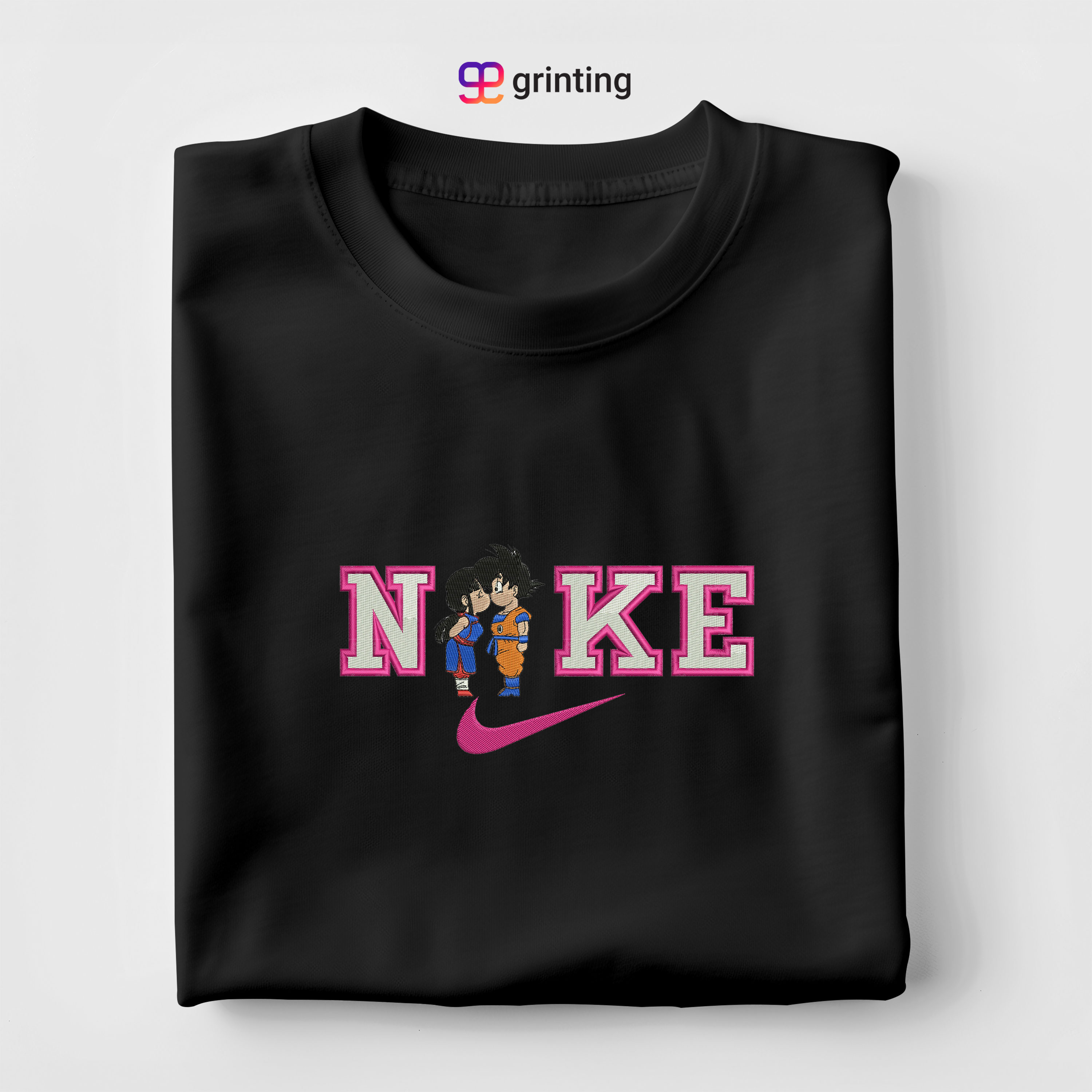 Nike Goku Chichi Embroidered Sweatshirt & Shirt – Premium Comfort and Style