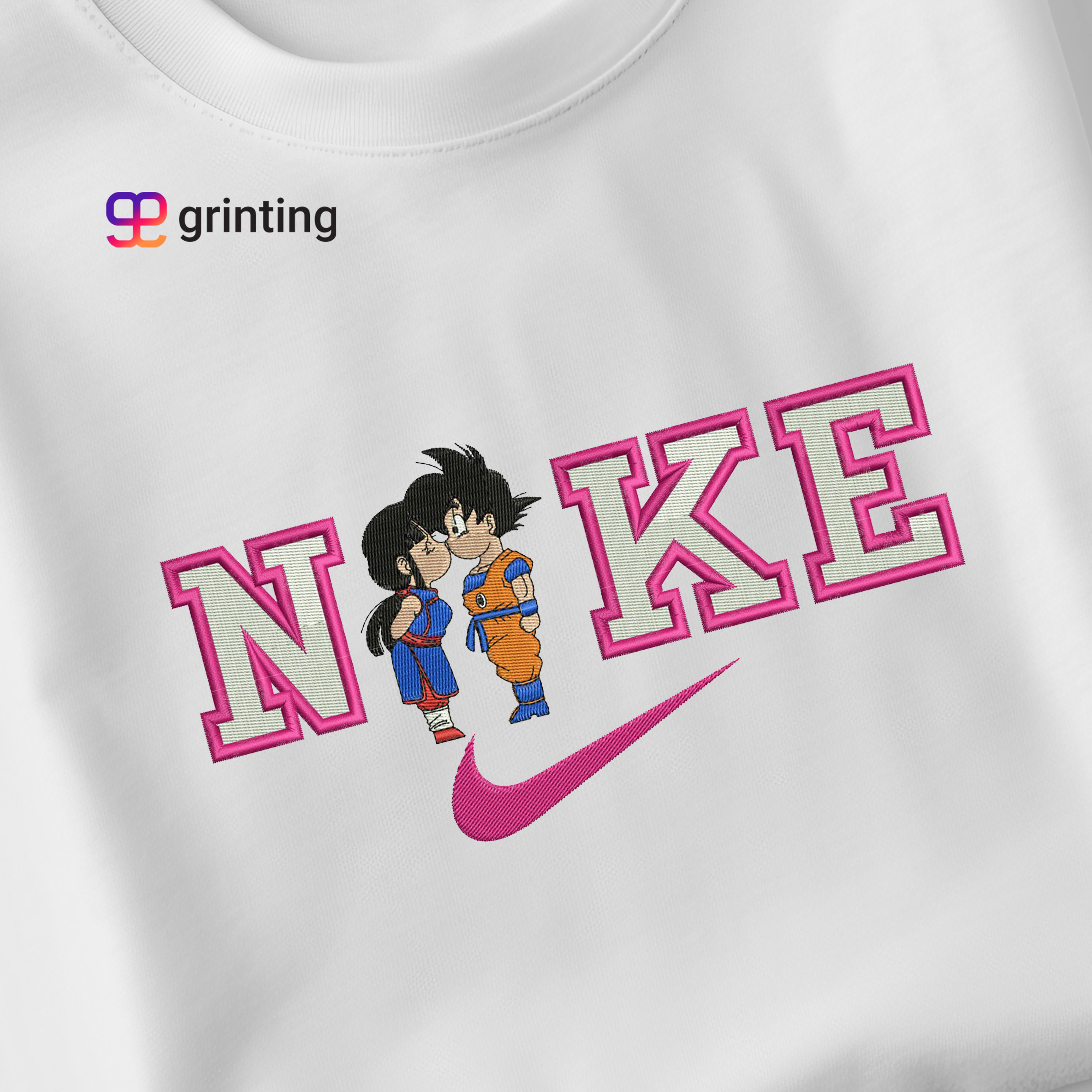 Nike Goku Chichi Embroidered Sweatshirt & Shirt – Premium Comfort and Style
