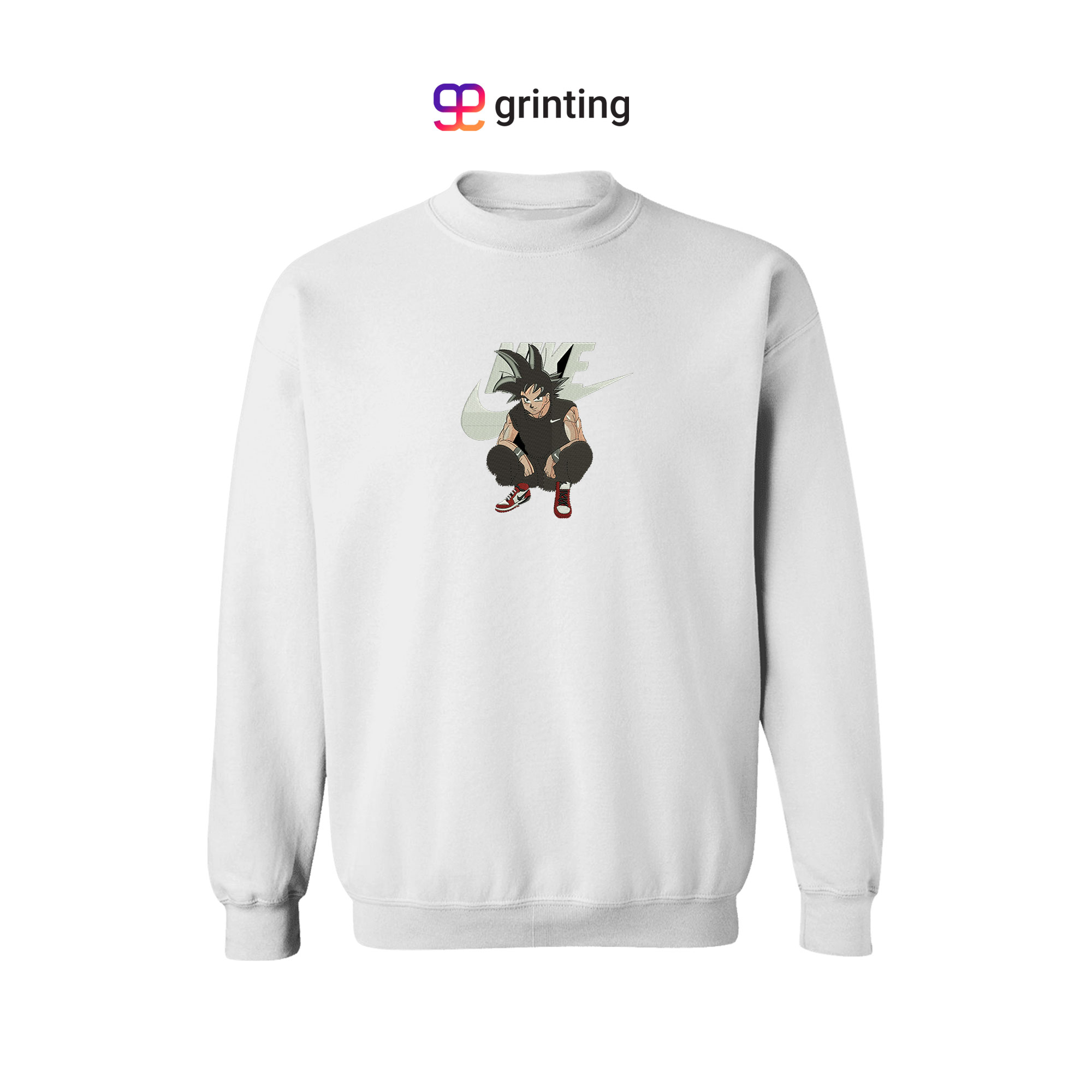Nike Goku C Embroidered Sweatshirt & Shirt – Premium Comfort and Style