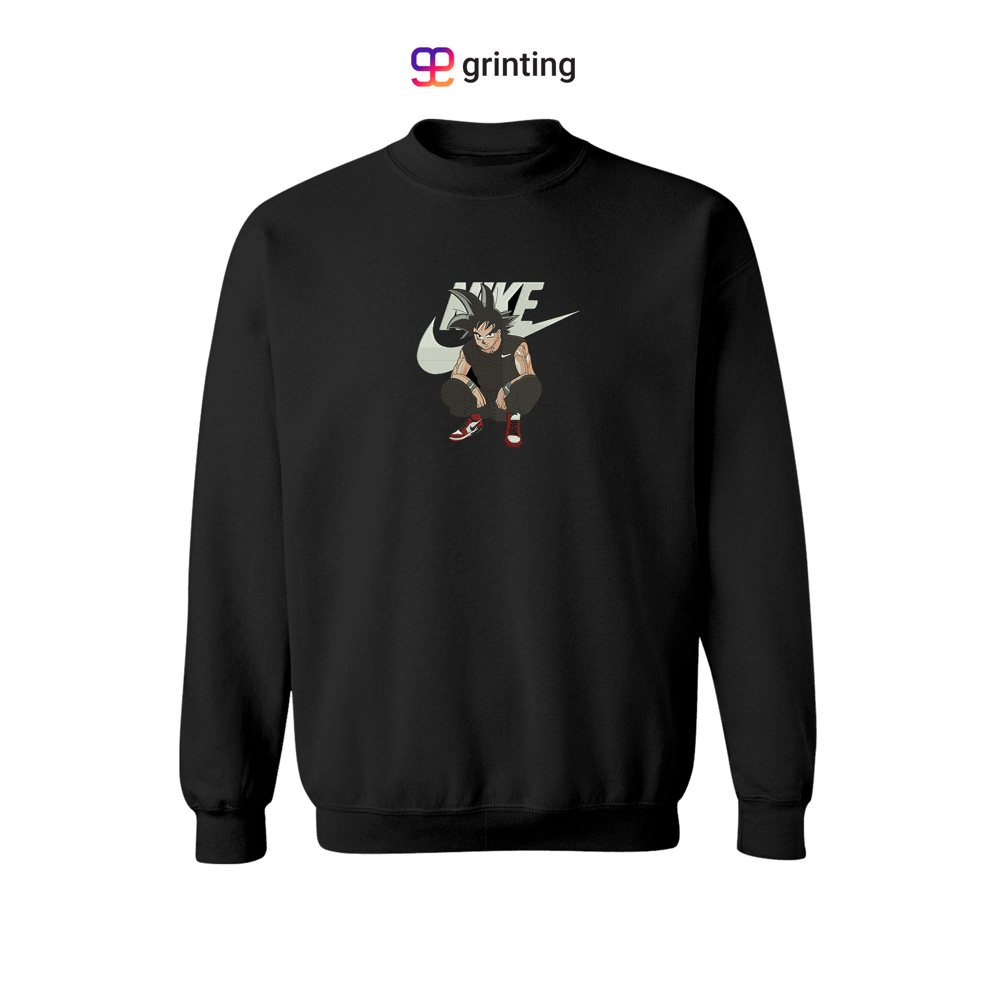 Nike Goku C Embroidered Sweatshirt & Shirt – Premium Comfort and Style