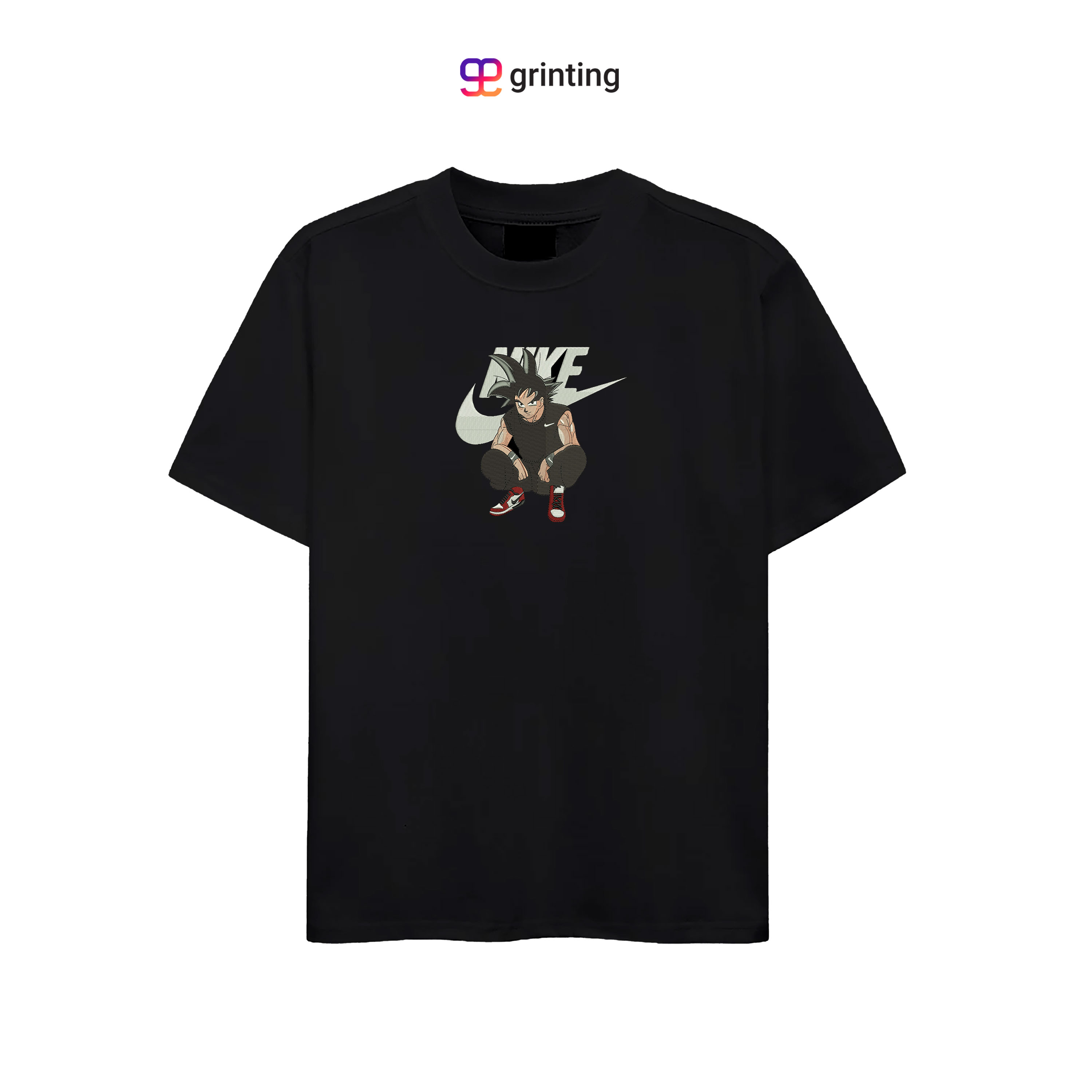 Nike Goku C Embroidered Sweatshirt & Shirt – Premium Comfort and Style