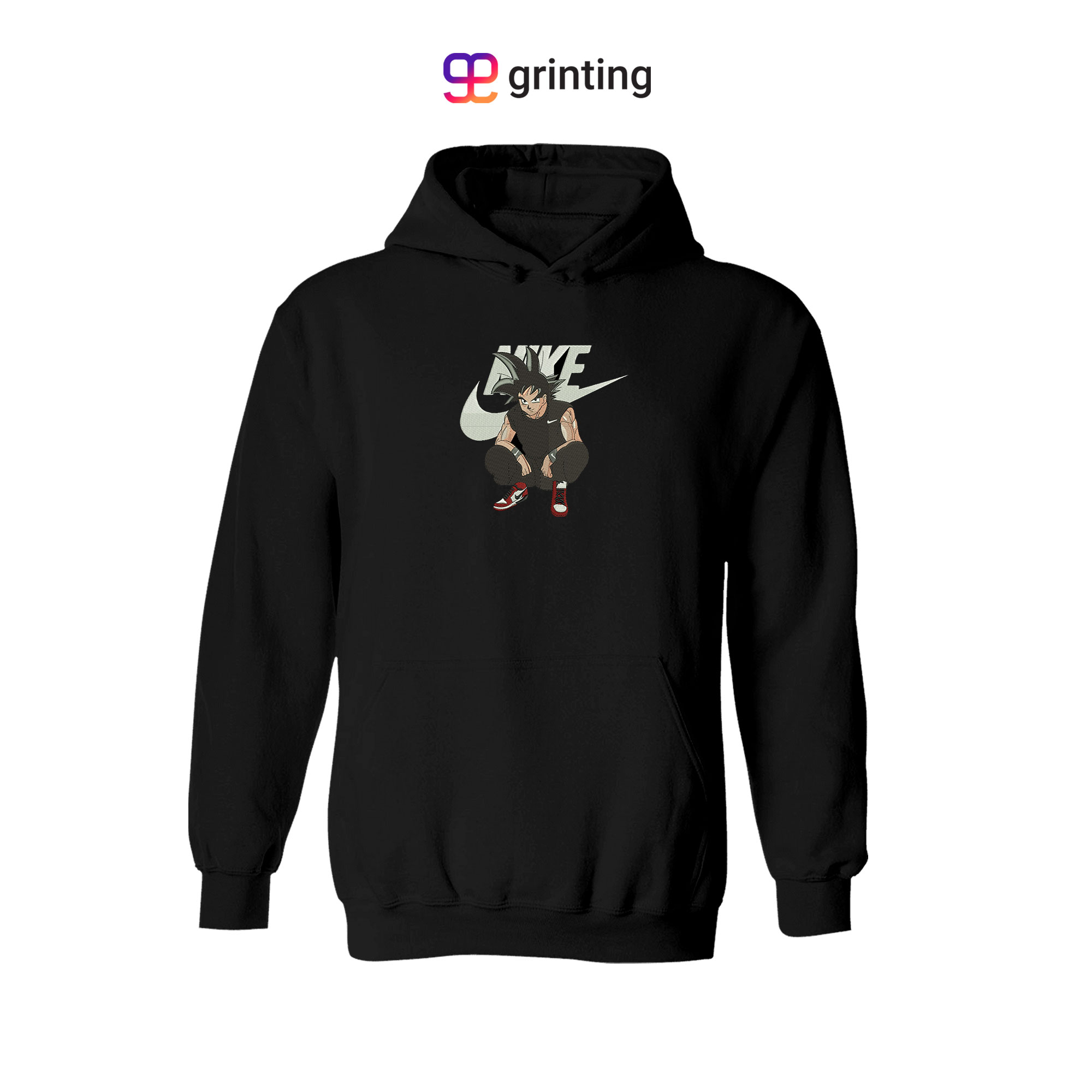 Nike Goku C Embroidered Sweatshirt & Shirt – Premium Comfort and Style