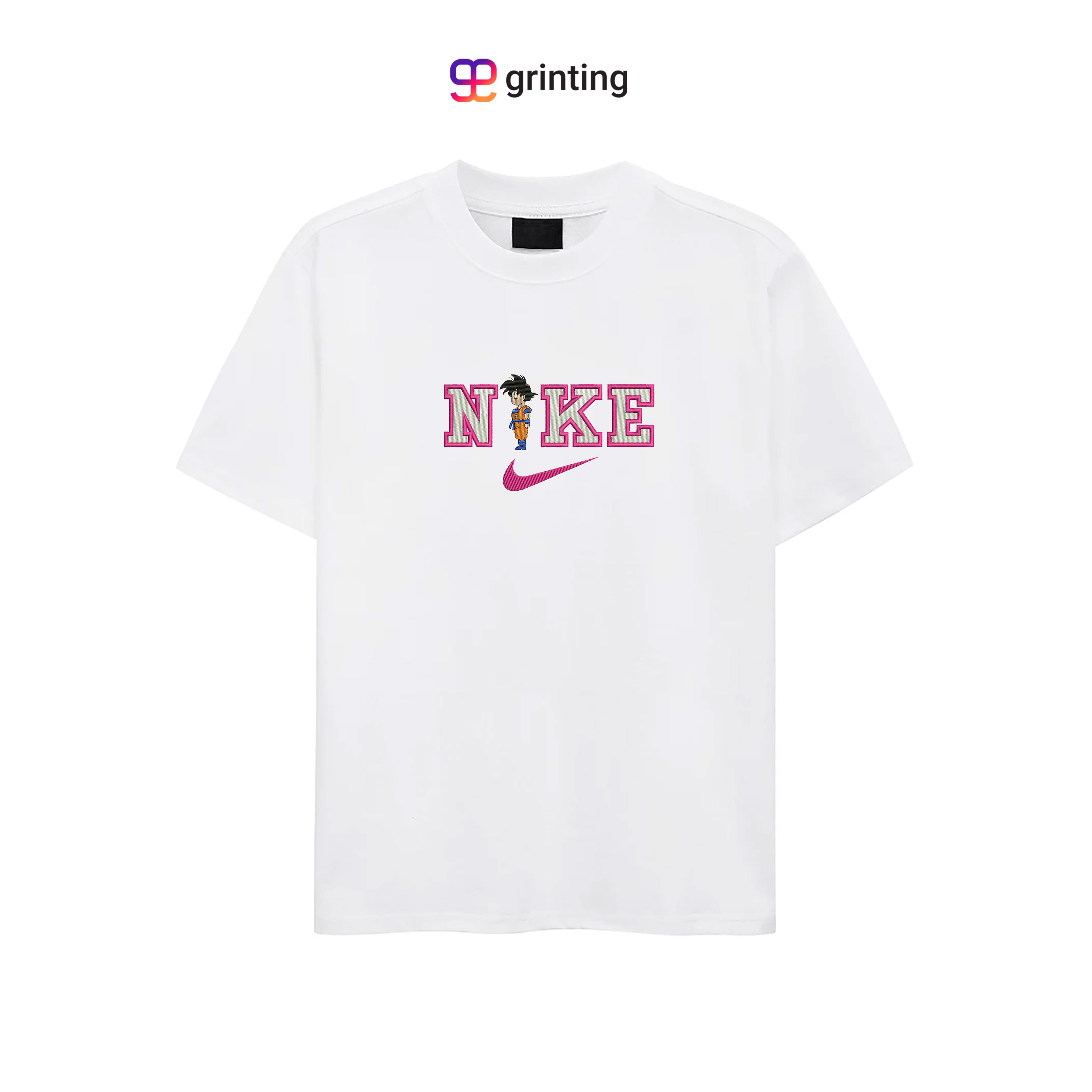Nike Goku Child Embroidered Sweatshirt & Shirt – Premium Comfort and Style