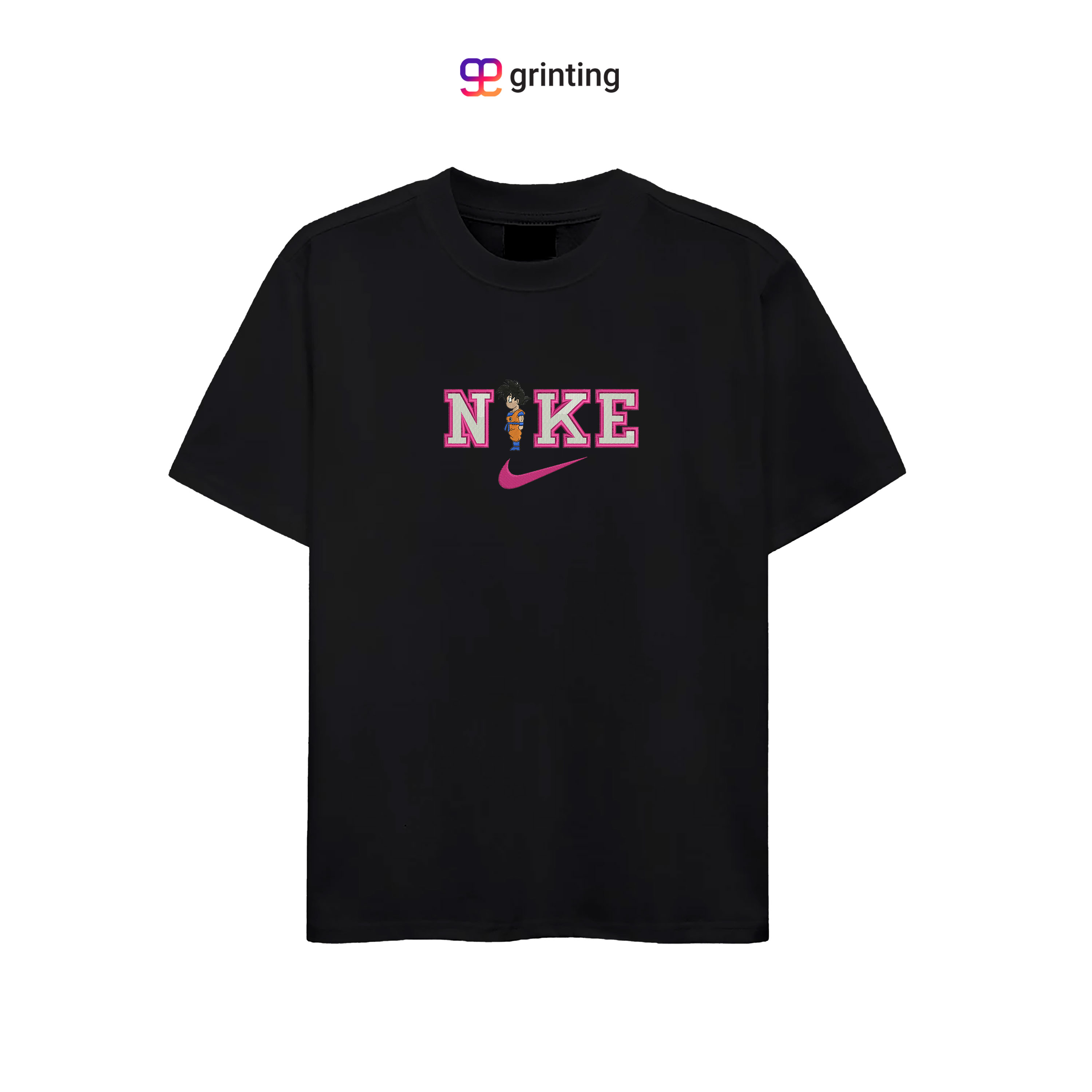 Nike Goku Child Embroidered Sweatshirt & Shirt – Premium Comfort and Style