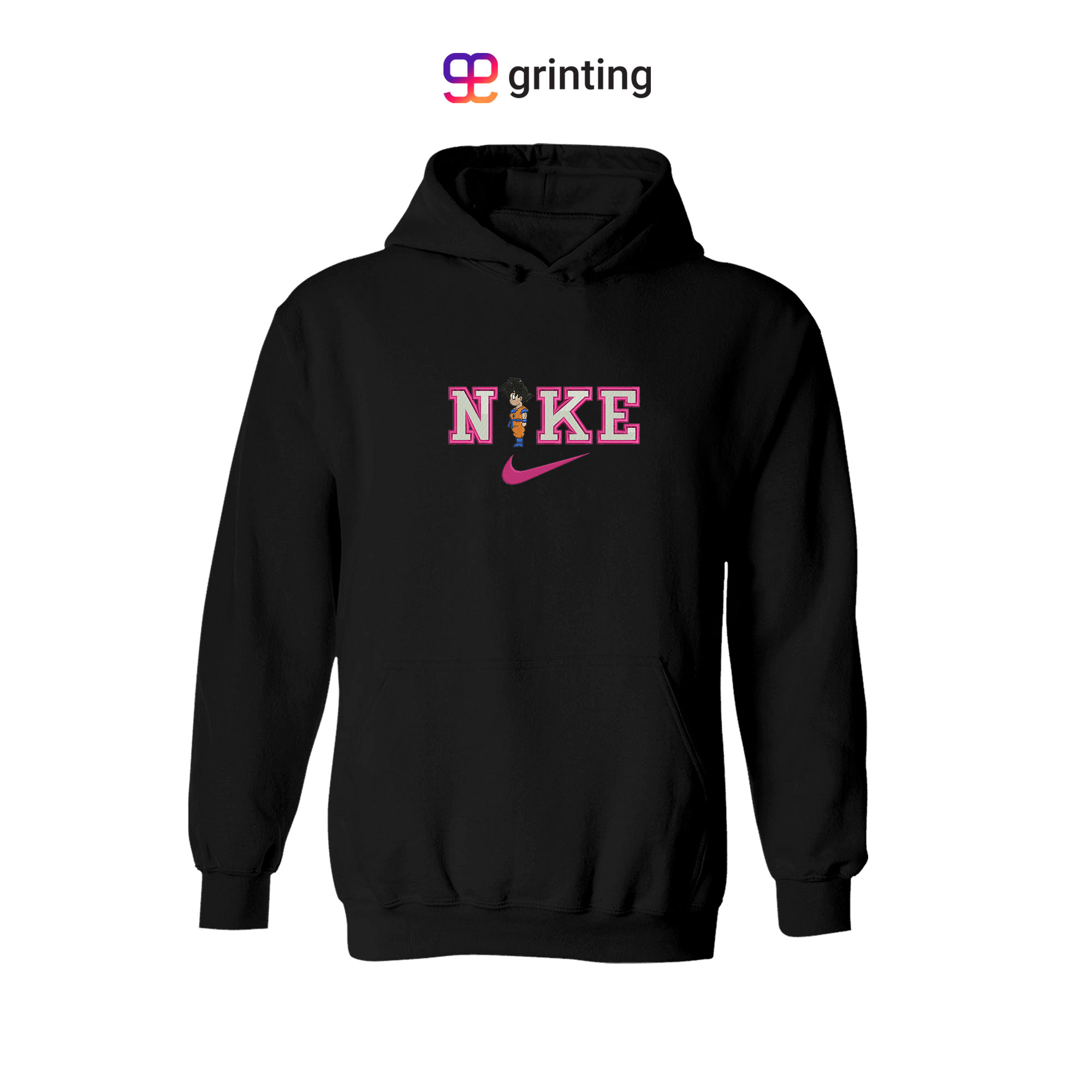 Nike Goku Child Embroidered Sweatshirt & Shirt – Premium Comfort and Style